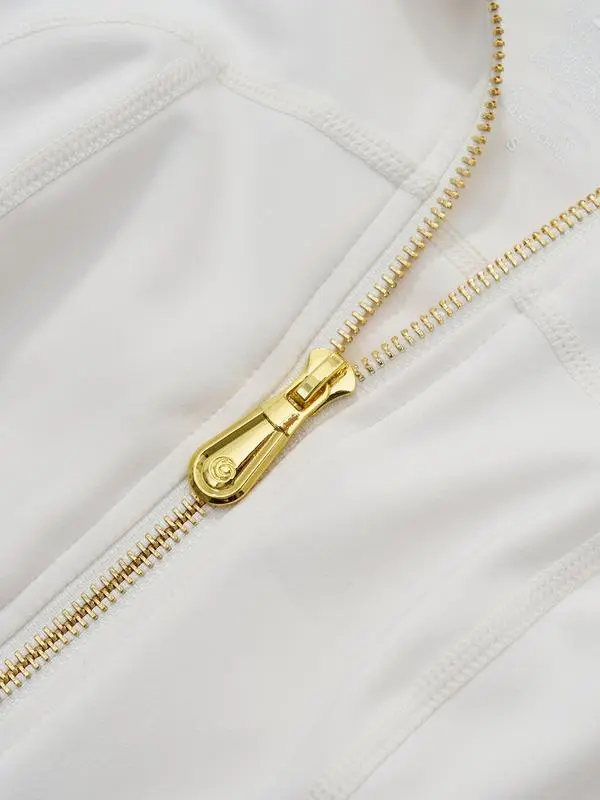 Soft brushed women's sports jacket, 25-inch inseam leggings