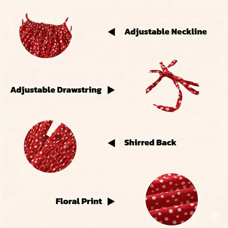 Women's Boho Floral Wide Leg Short Romper – Spaghetti Strap Smocked Jumpsuit