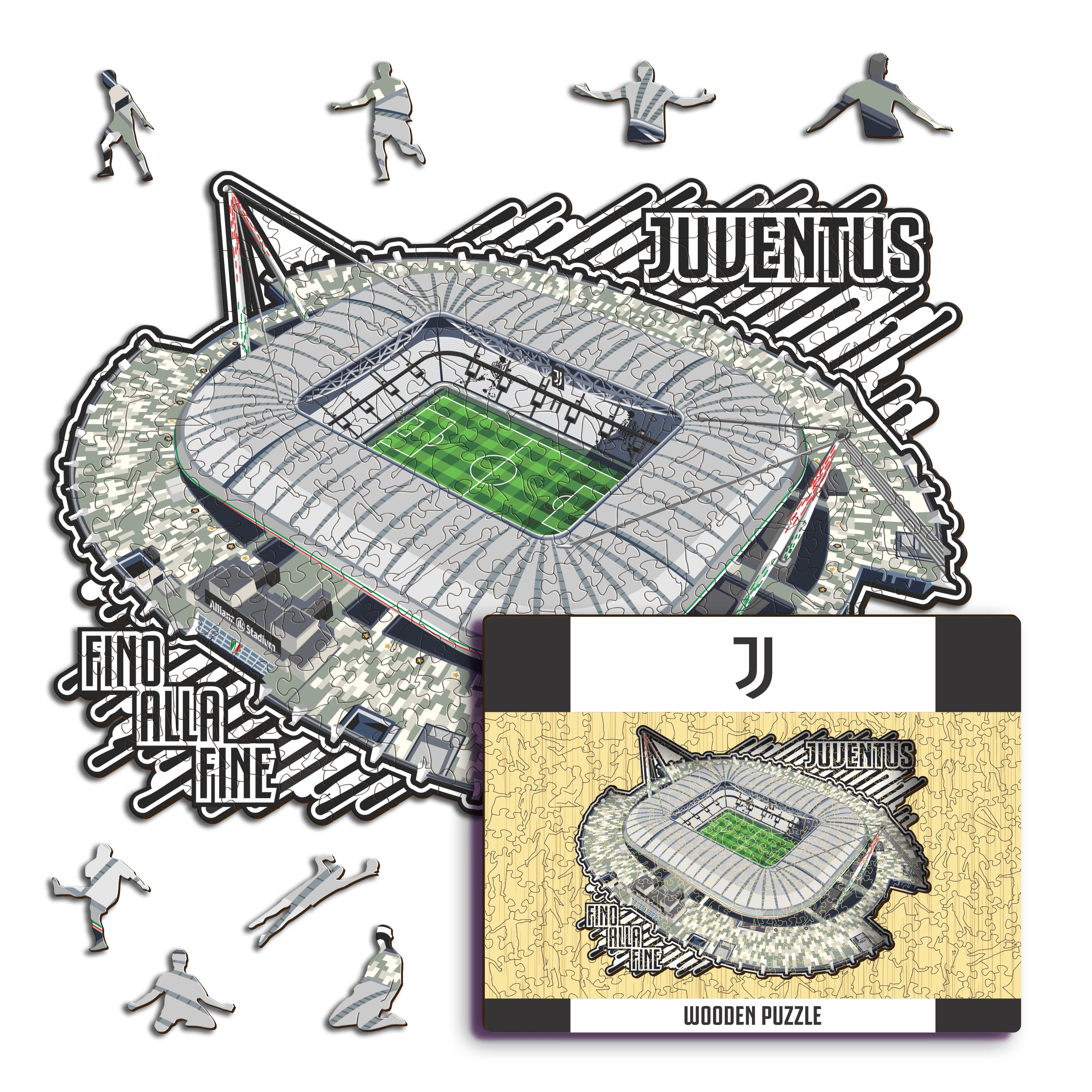 Juventus FC® Allianz Stadium - Wooden Puzzle