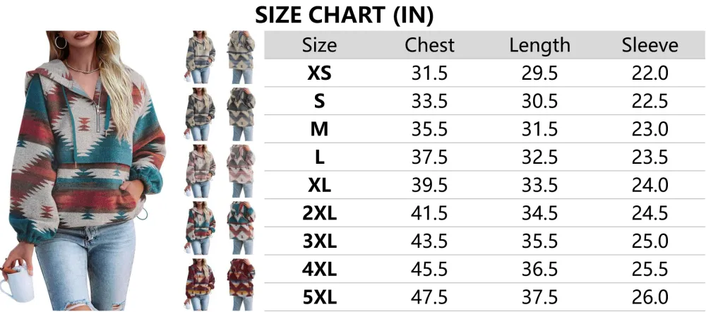 Women’s Oversized Hoodie Zip Up Long Sleeve Loose Fit Sweatshirts