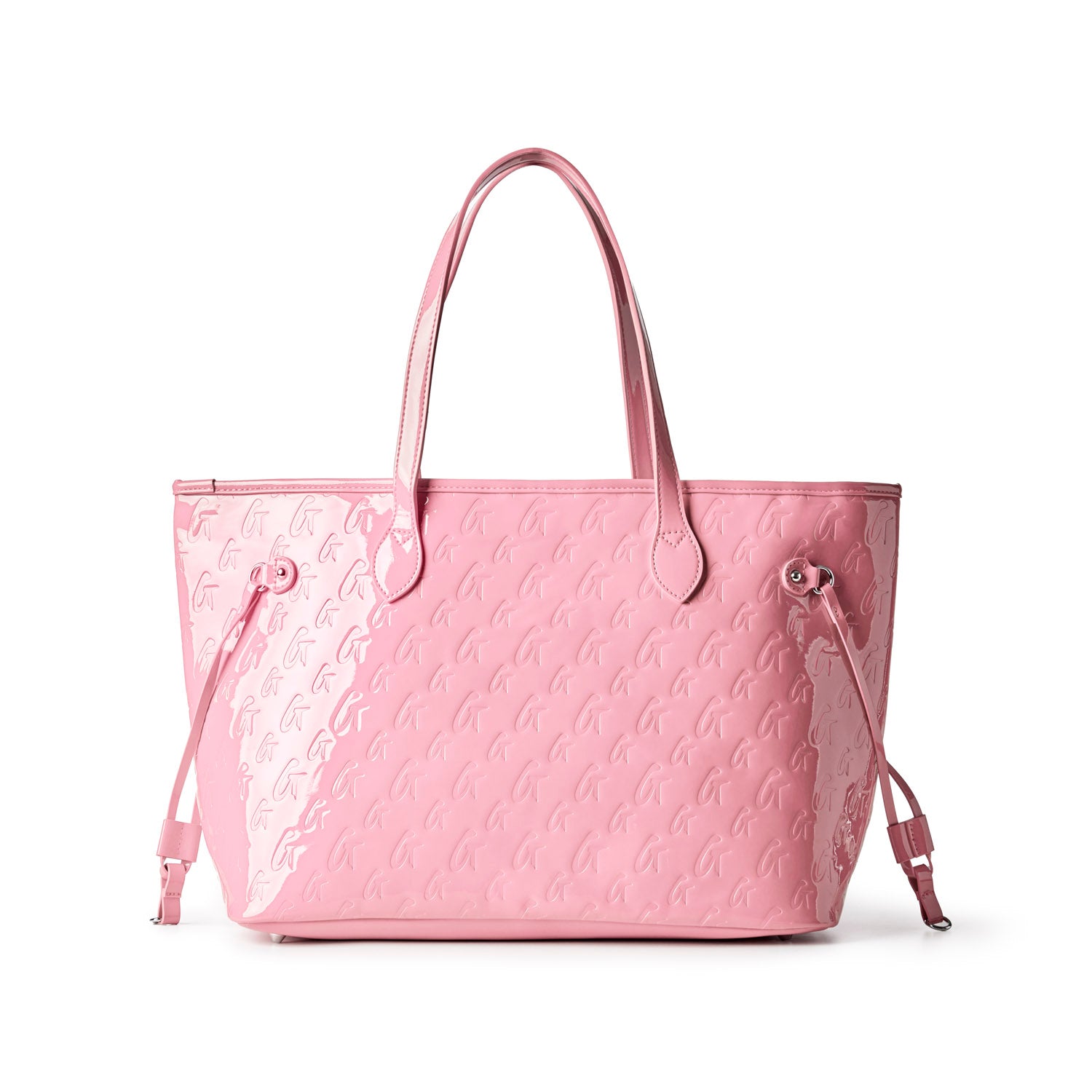 MONOGRAM GLAM TOTE - MIRROR PINK