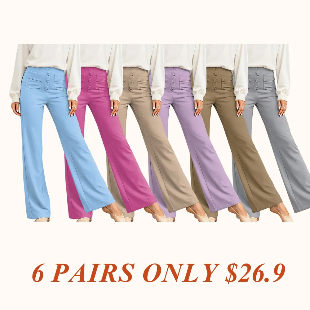 Women's High Waist Casual Pants