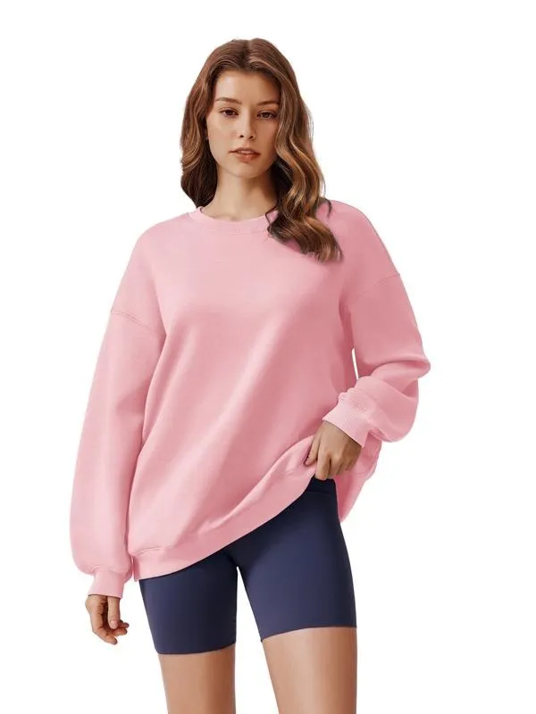 Women's Oversized Sweatshirt 2025 Spring Outfit Long Sleeve