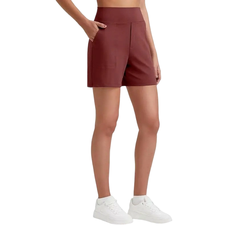 ✨Women’s High-Waisted Athletic Shorts – Quick-Dry Running & Yoga Shorts with Pockets