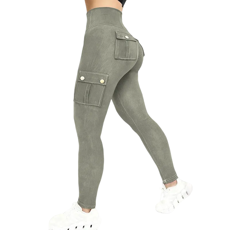 Women's Printed High-Waisted Skinny Pants