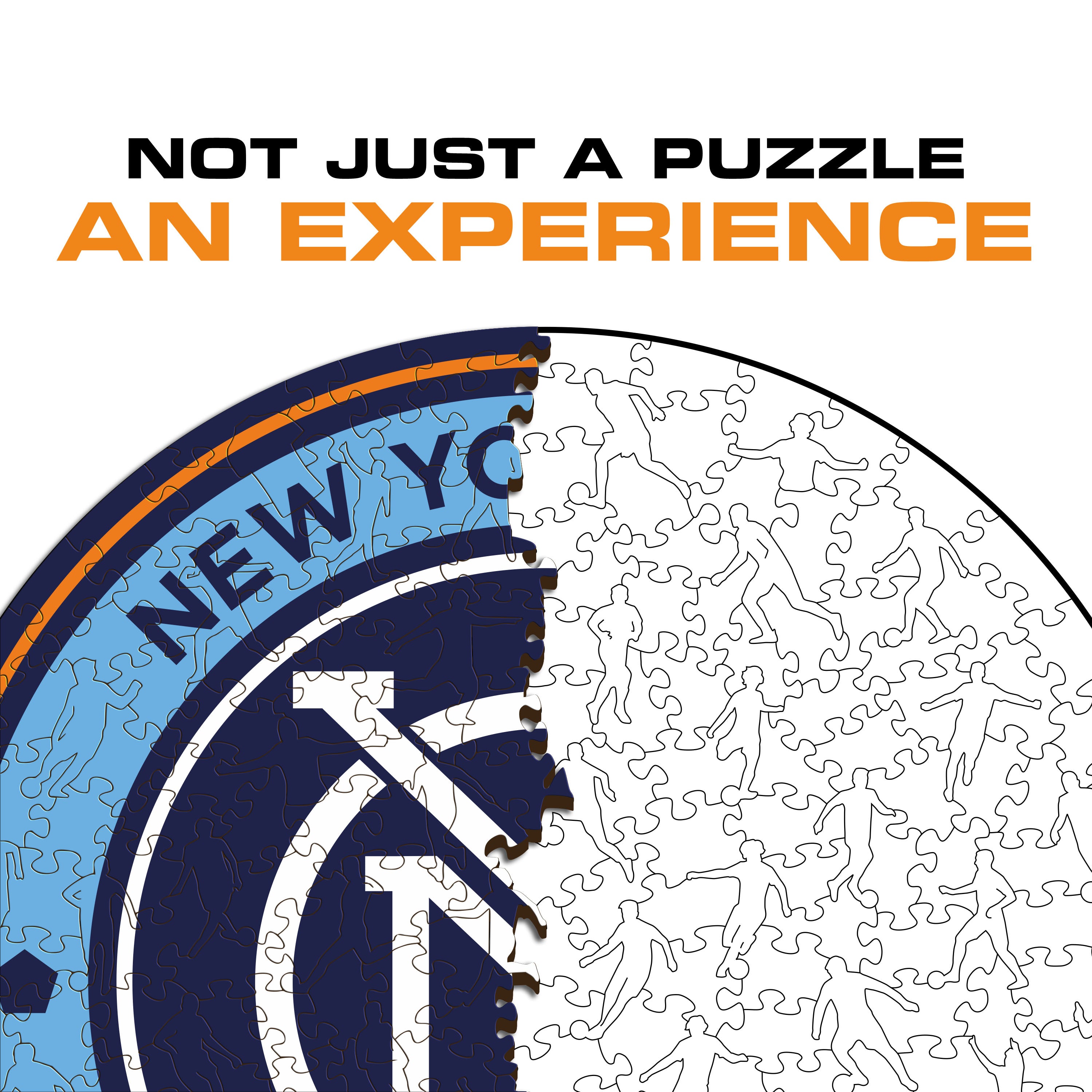 New York City FC® Logo - Wooden Puzzle