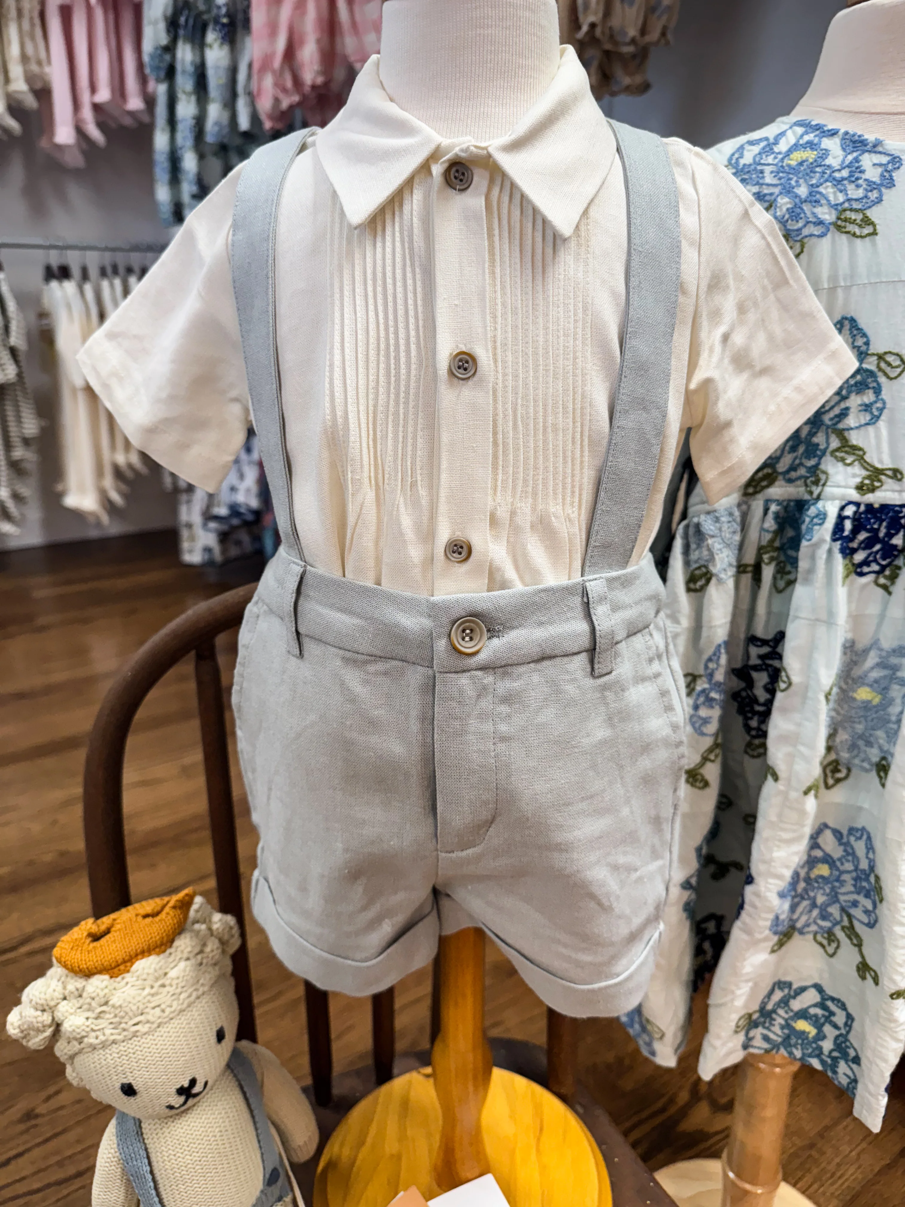 HENRY ROMPER | IVORY