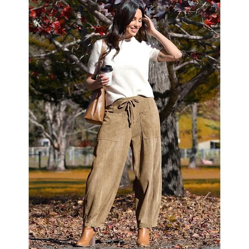 Women’s Corduroy Wide Leg Pants