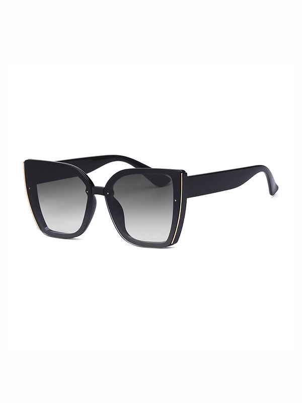 Geometric Sun-Protection Sunglasses Accessories
