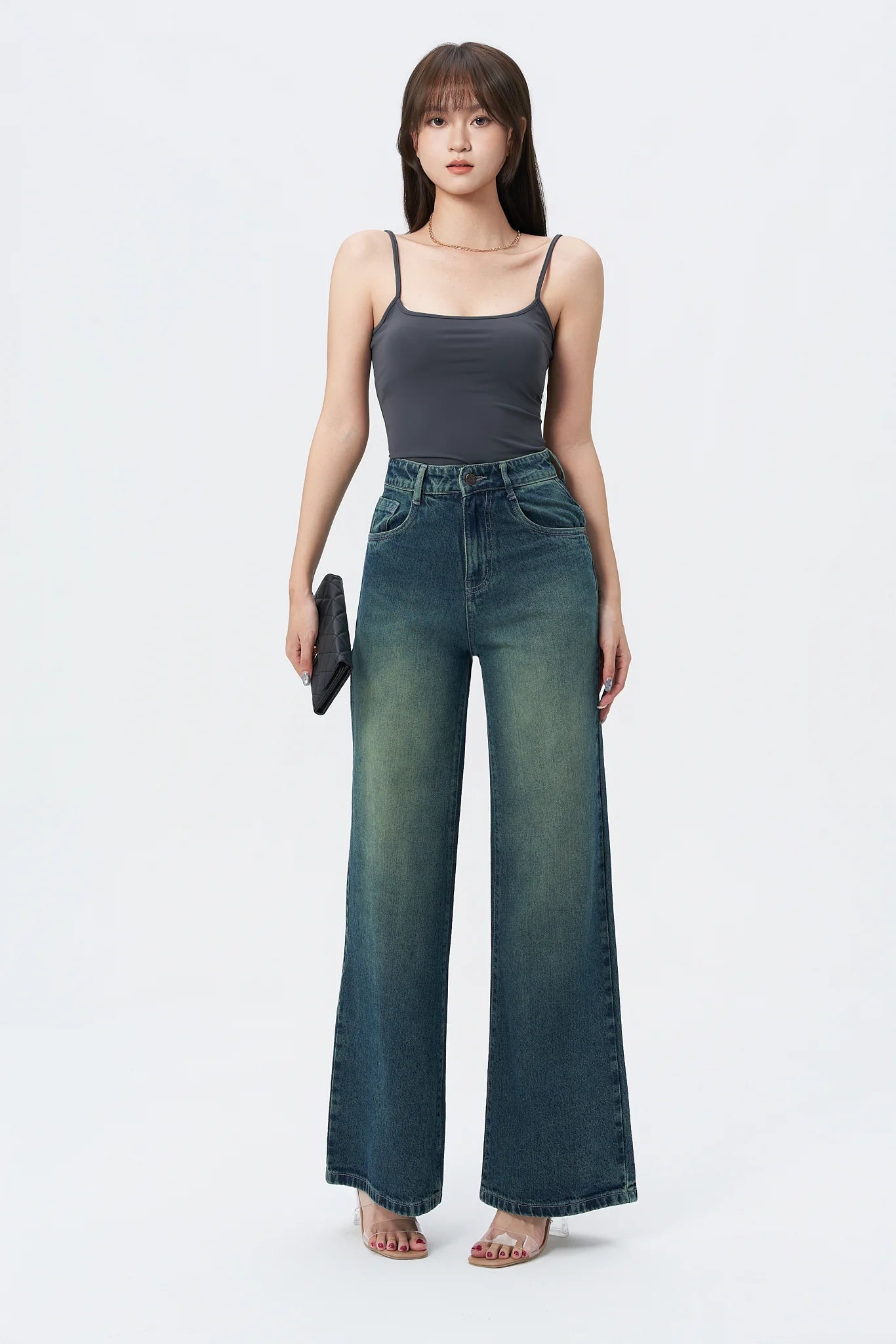 Shade Flow Wide Leg Jeans
