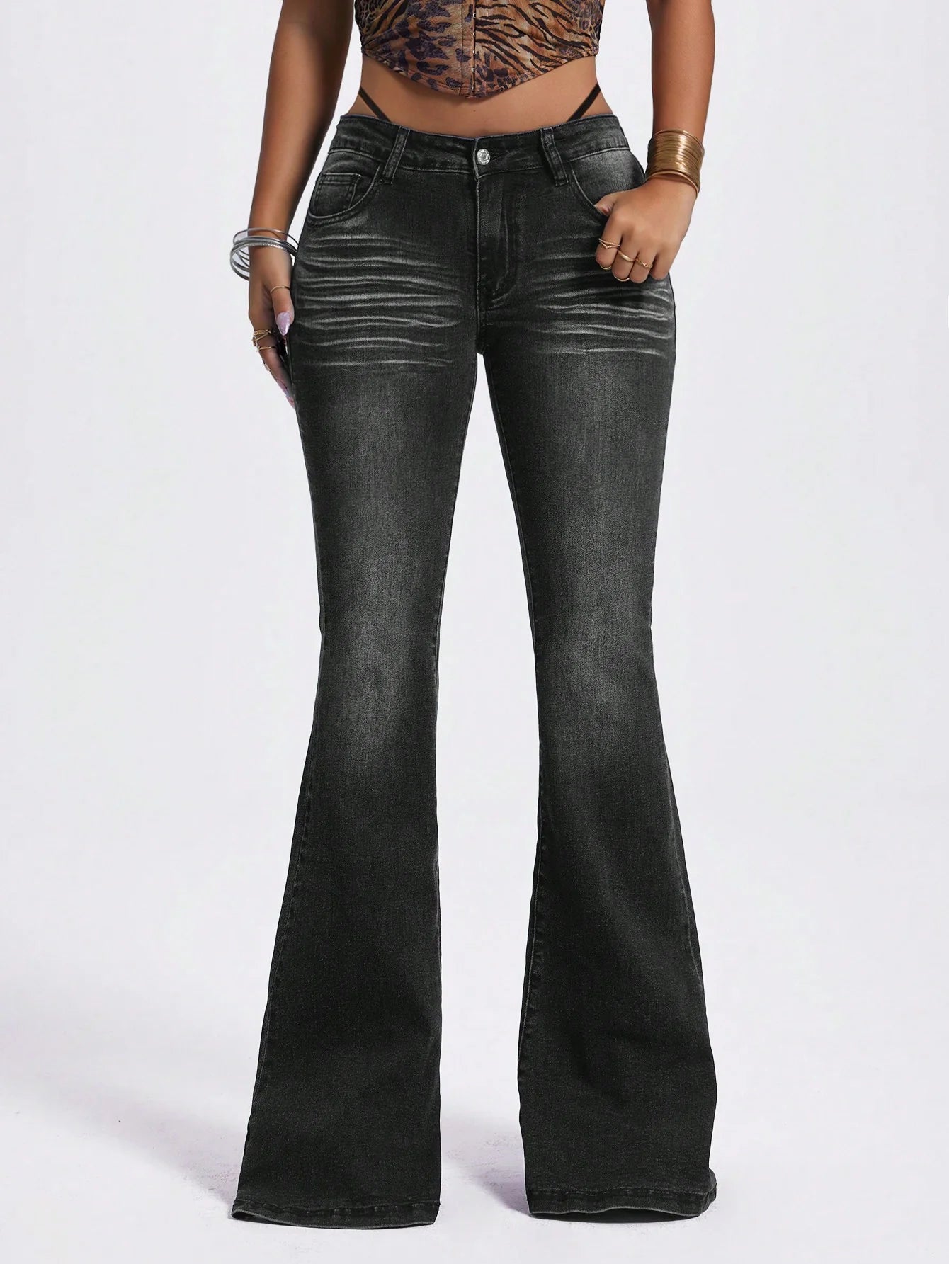 Night Vision Flare Jeans