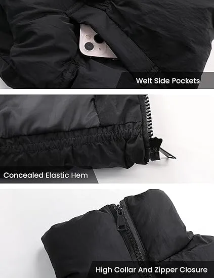 Sleeveless padded puffer vest