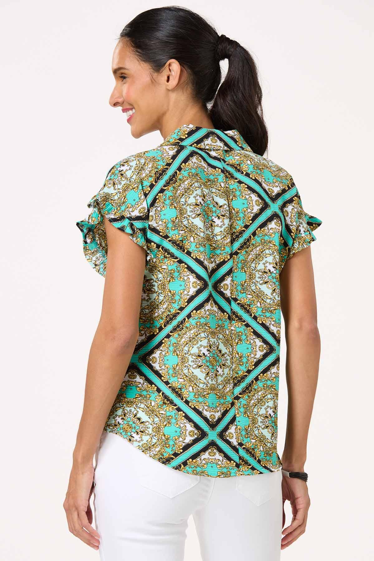 Gold Vine Medallion Shirt