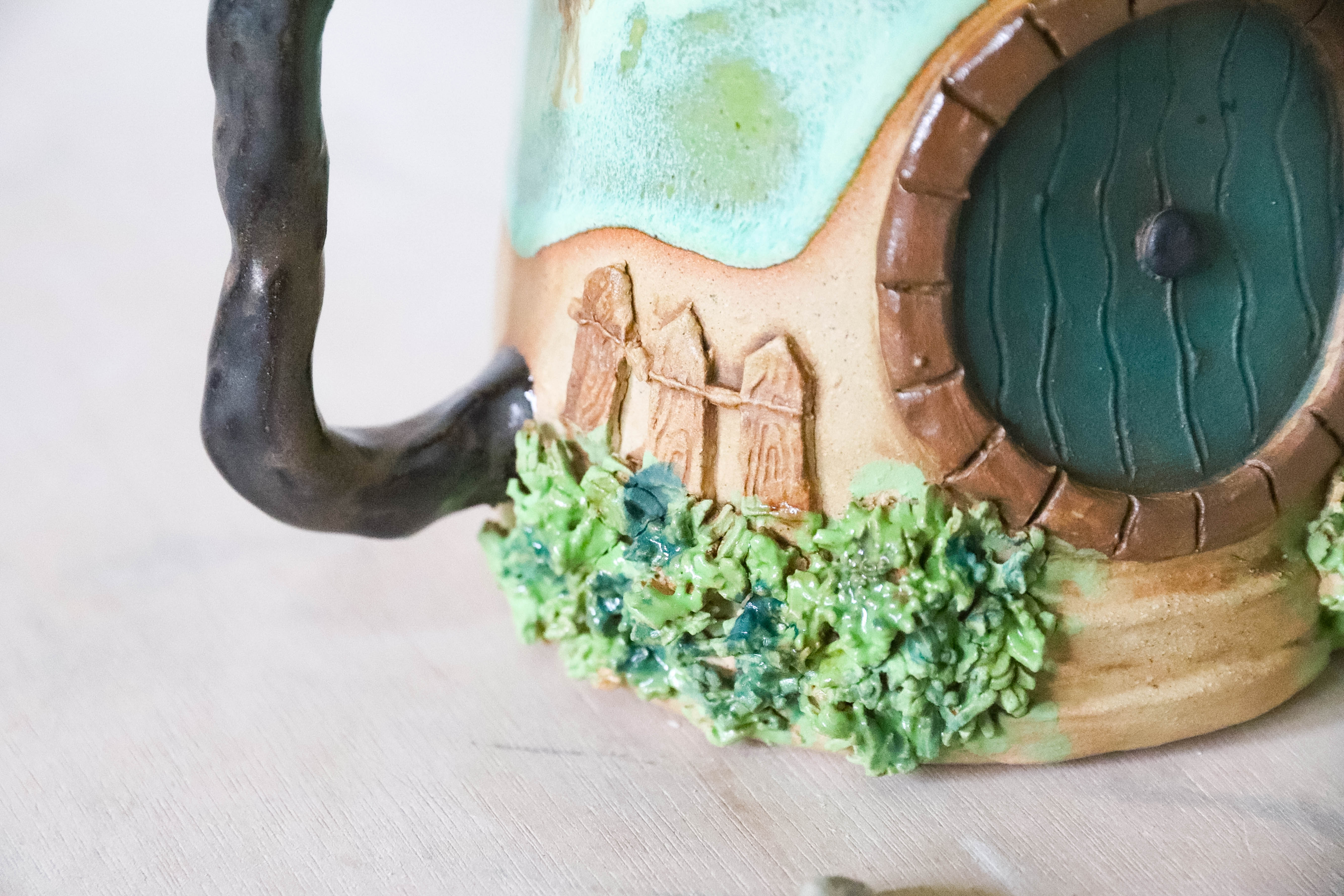 Hobbit House Sword Stoneware Mug