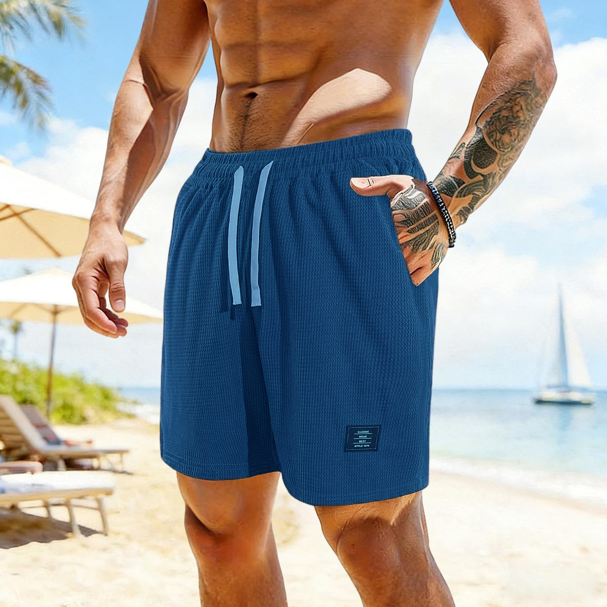 🩳 Men’s Casual Corduroy Drawstring Shorts – Relaxed Everyday Fit