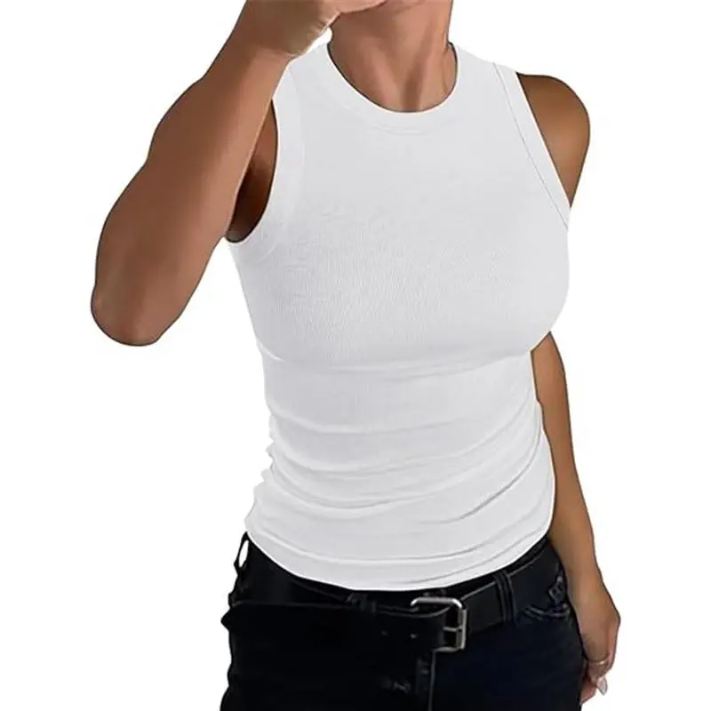Women's Ribbed Racerback Tank Tops