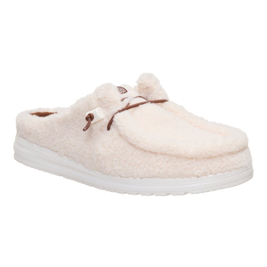 Wendy Slip Sherpa Cocoa - Wood Ash