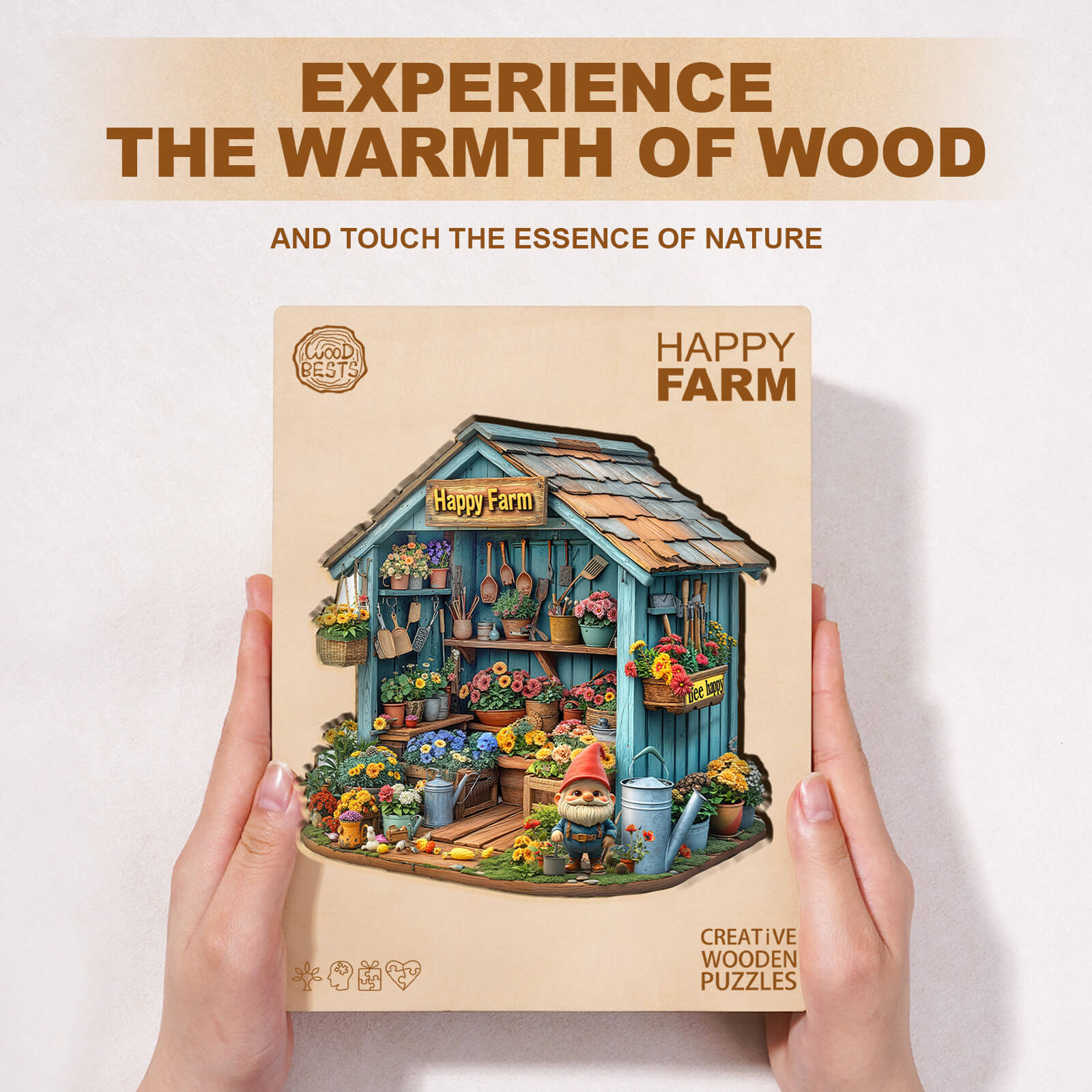 Happy Farm Wooden Jigsaw Puzzle