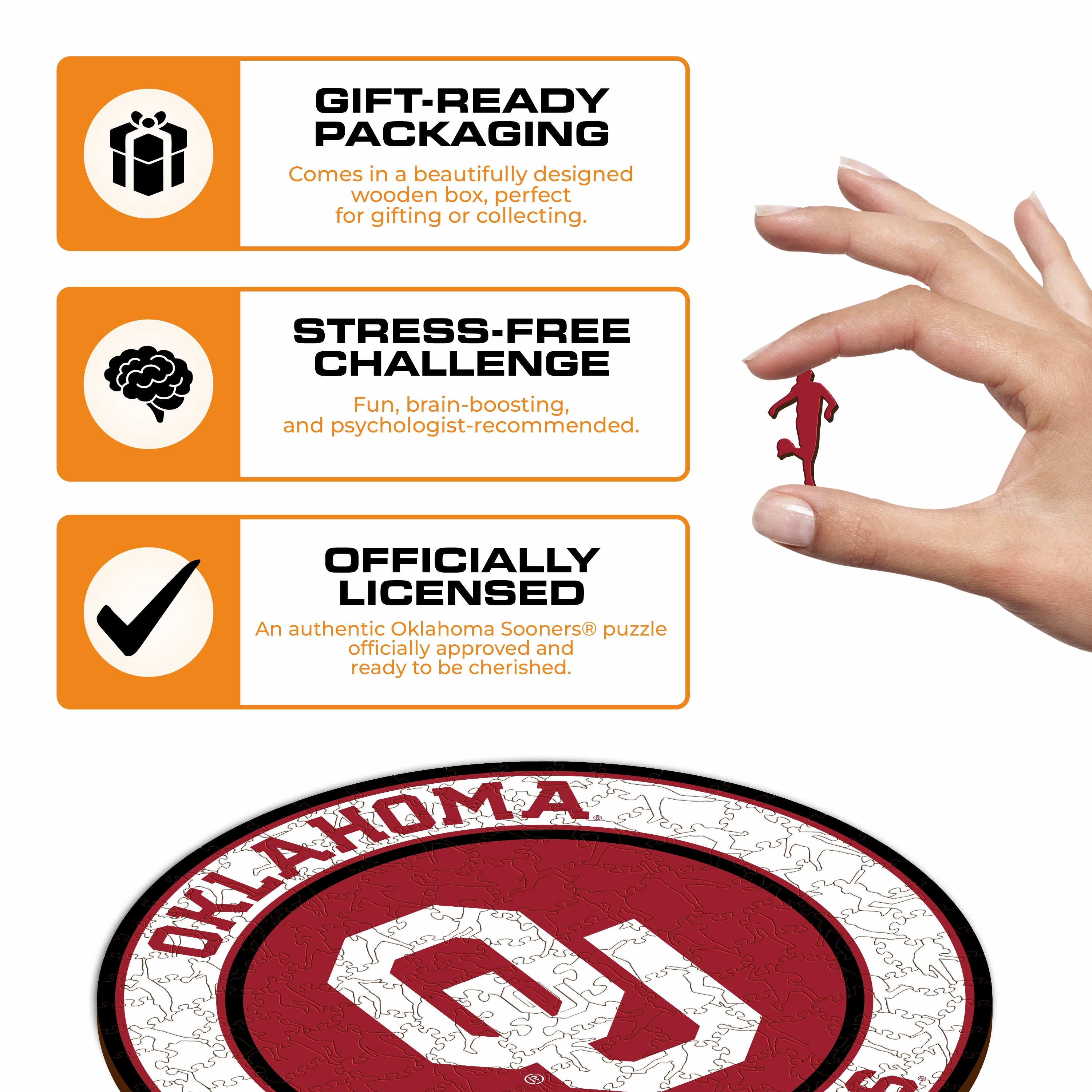 University of Oklahoma - Wooden Puzzle