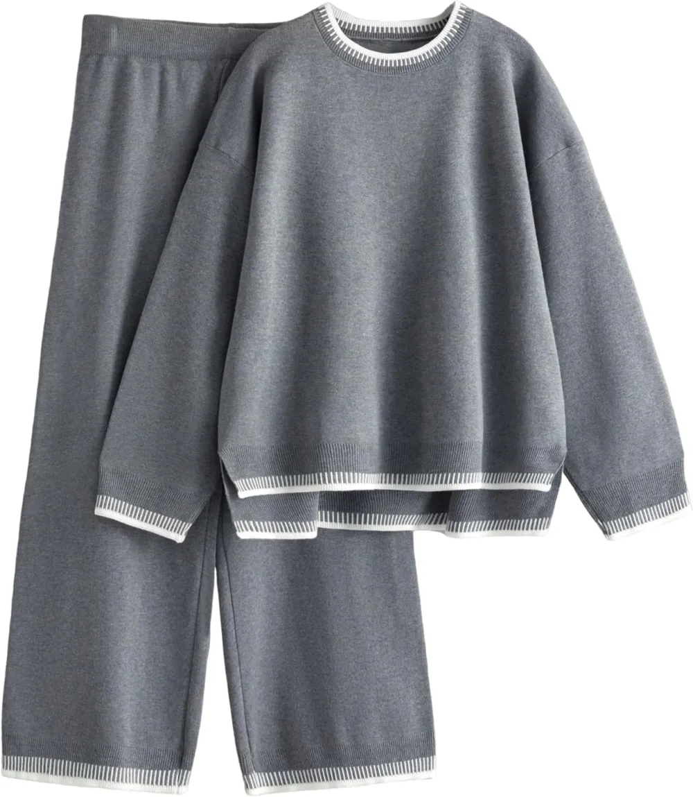 Women's 2-Piece Sets Spring Outfits Chic Comfortable Elastic Loungewear