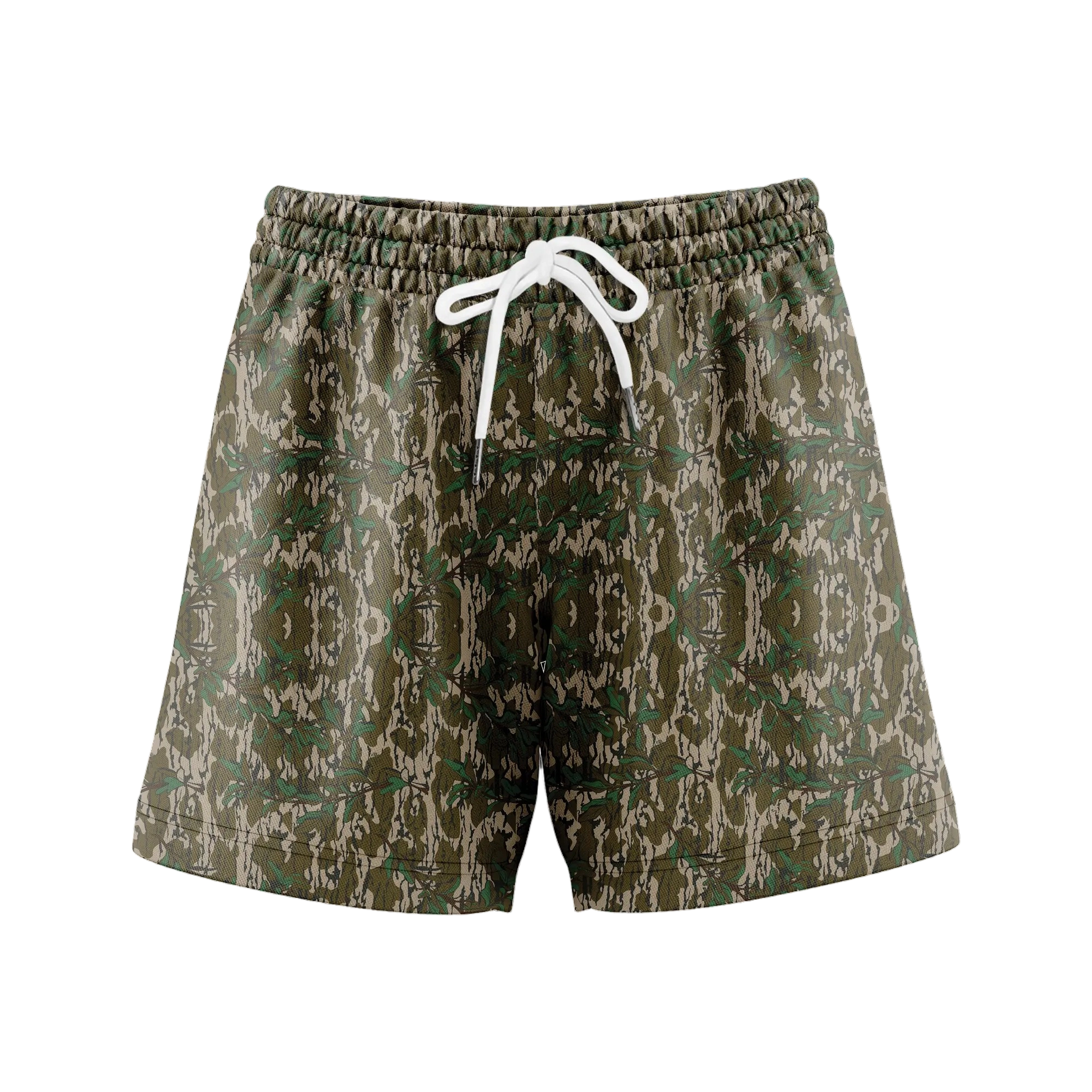 Pack 6 Duck Hunting Camo Shorts - 5 Inch Inseam Camo Mesh Design for Men & Women Ideal Gym Wear & Gifts Breathable & Comfortable