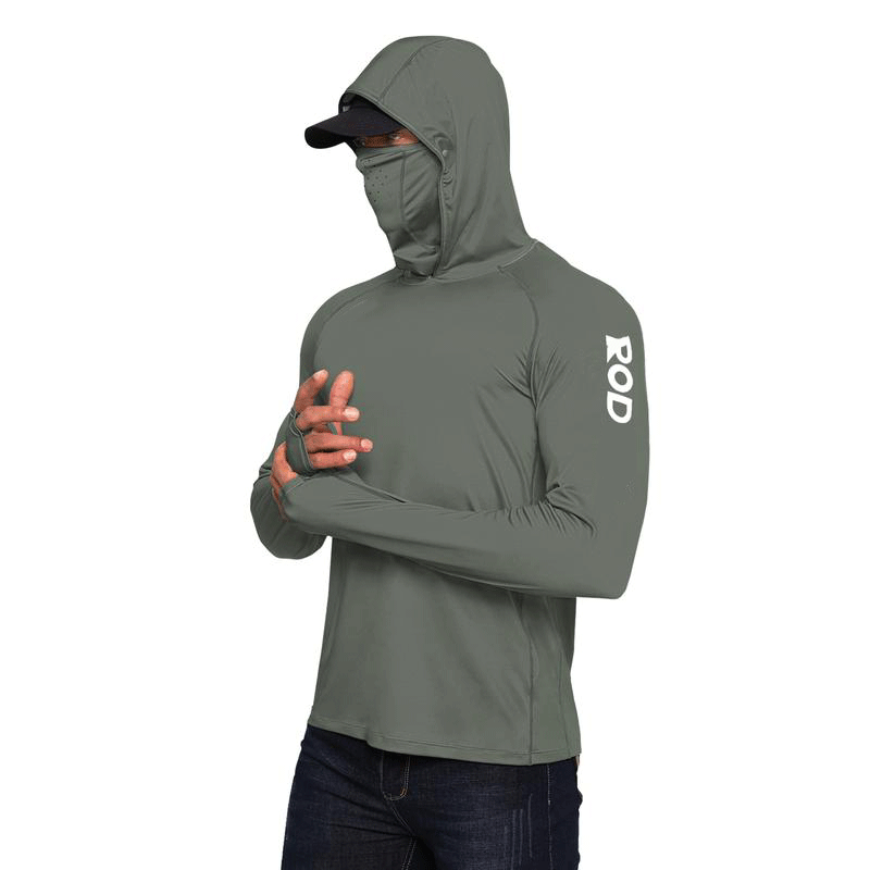 Men’s UPF 100 Sun Protection Hoodie with UV Detection