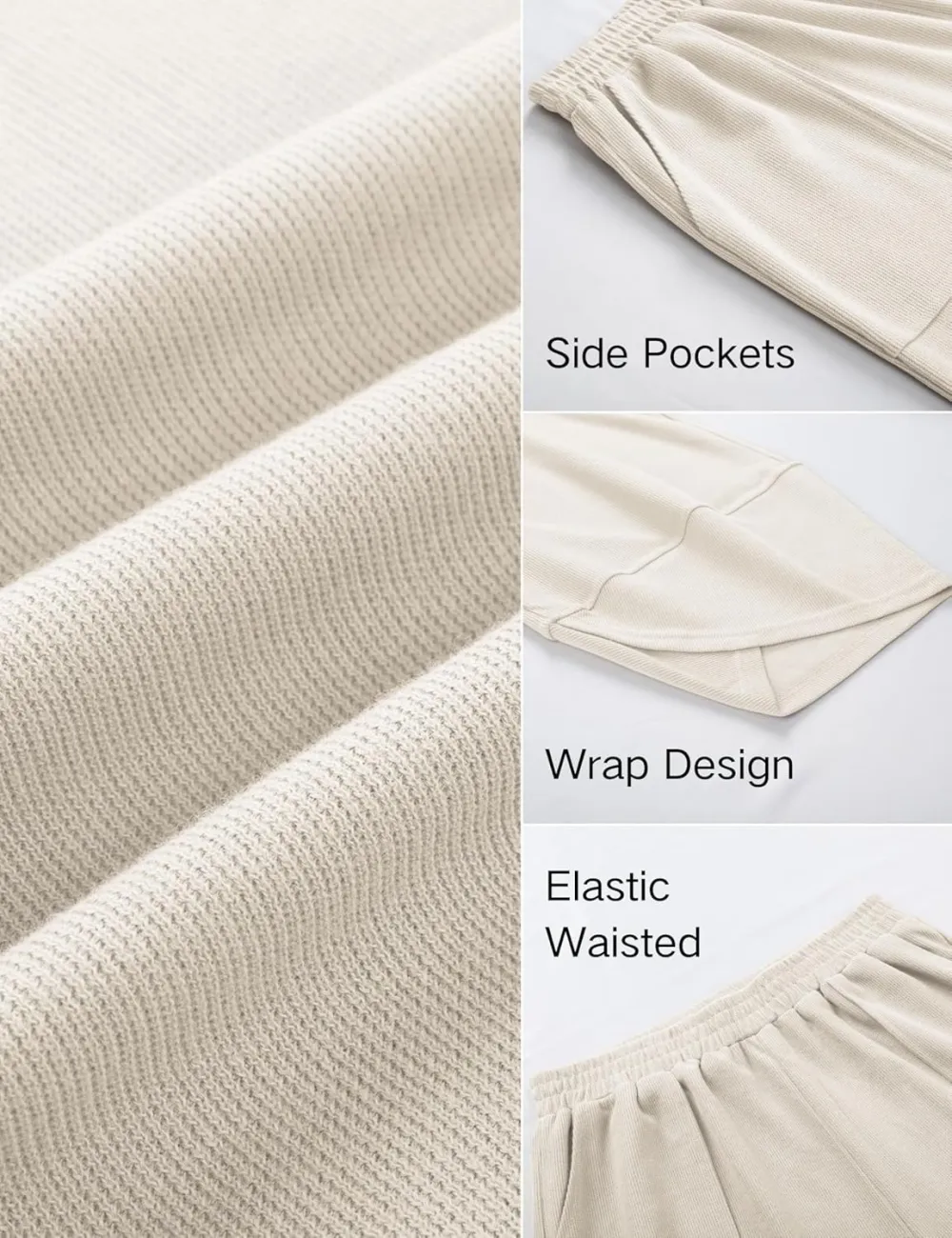 Women's Wide Leg Harem Pants Casual Palazzo Pants with Pockets High Waist Relaxed Fit