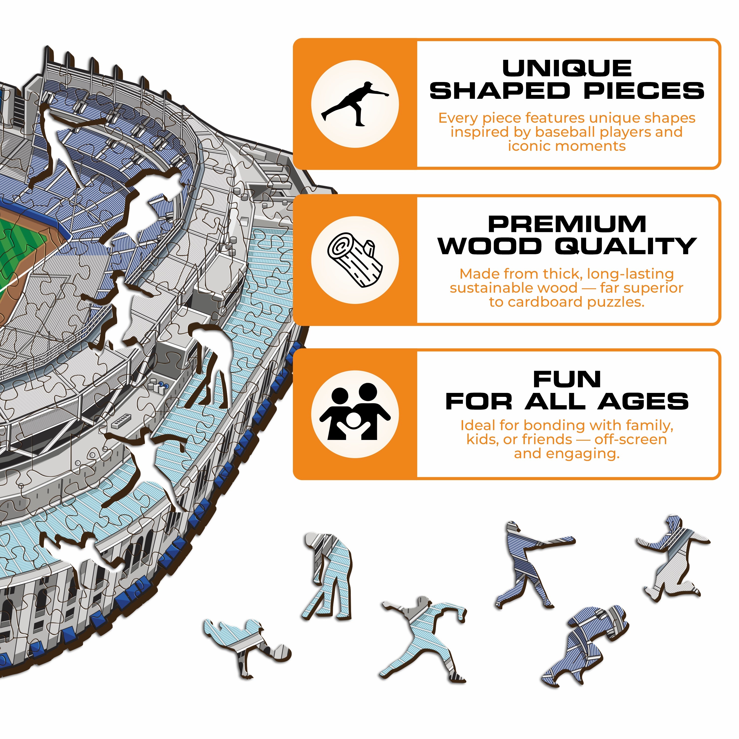 New York Yankees™ Yankee Stadium - Wooden Puzzle