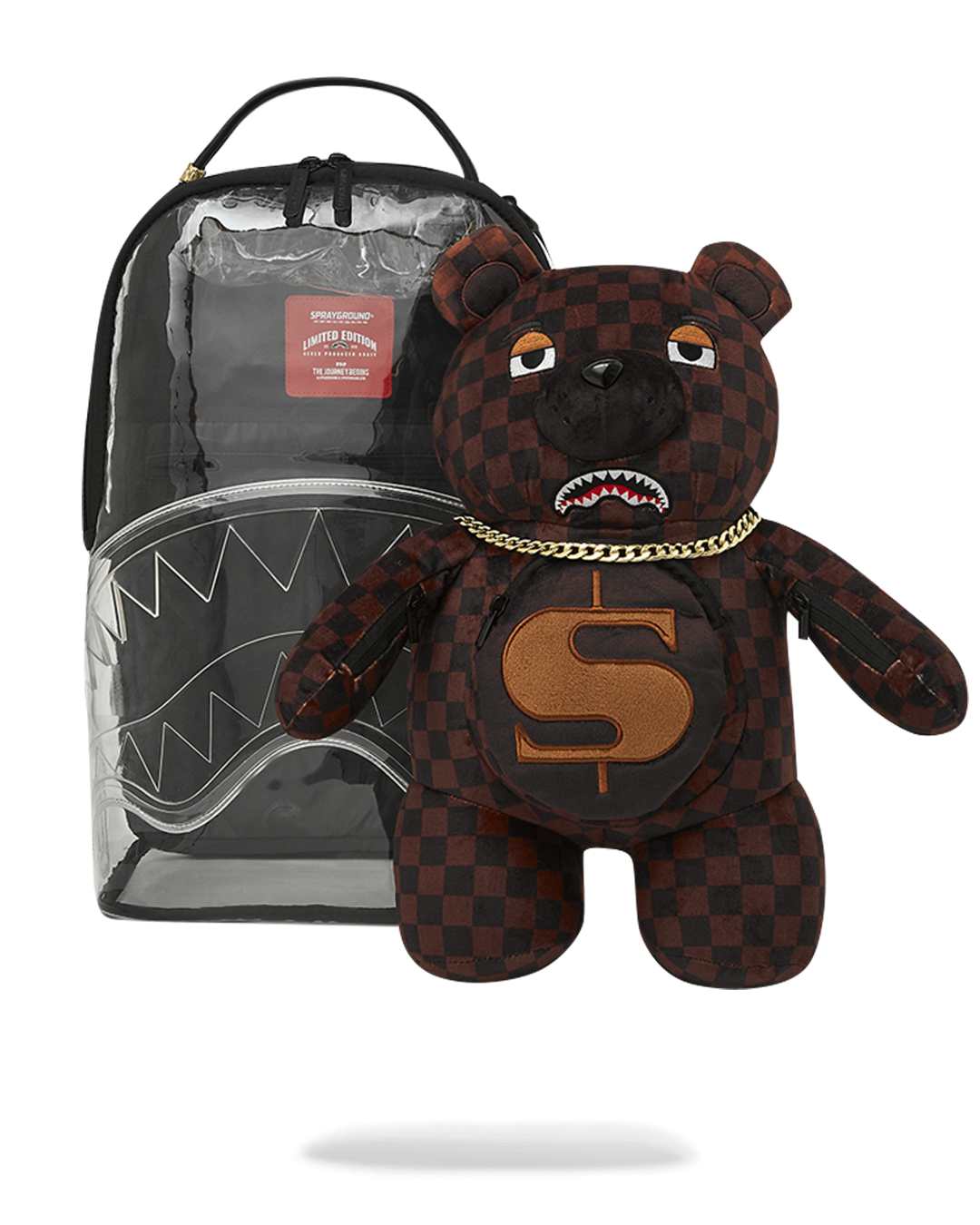 CLEAR BACKPACK - SHARKS IN PARIS BEAR