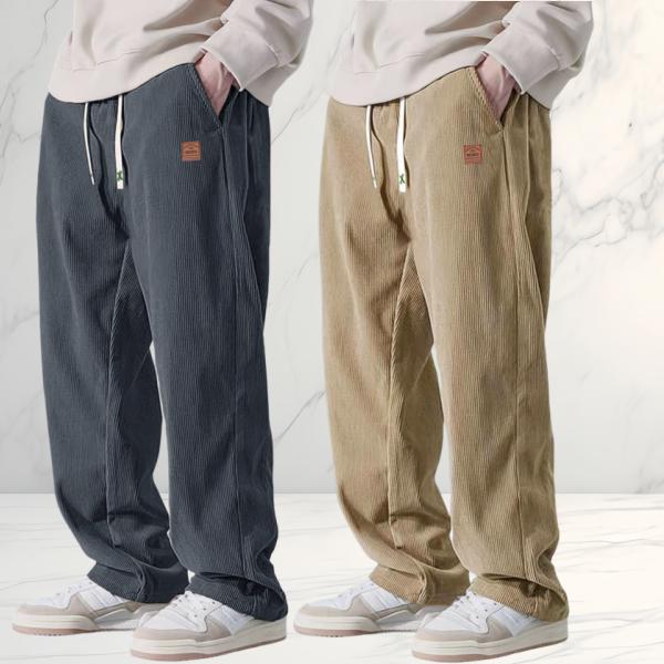 Men's Corduroy Relaxed Fit Drawstring Pants