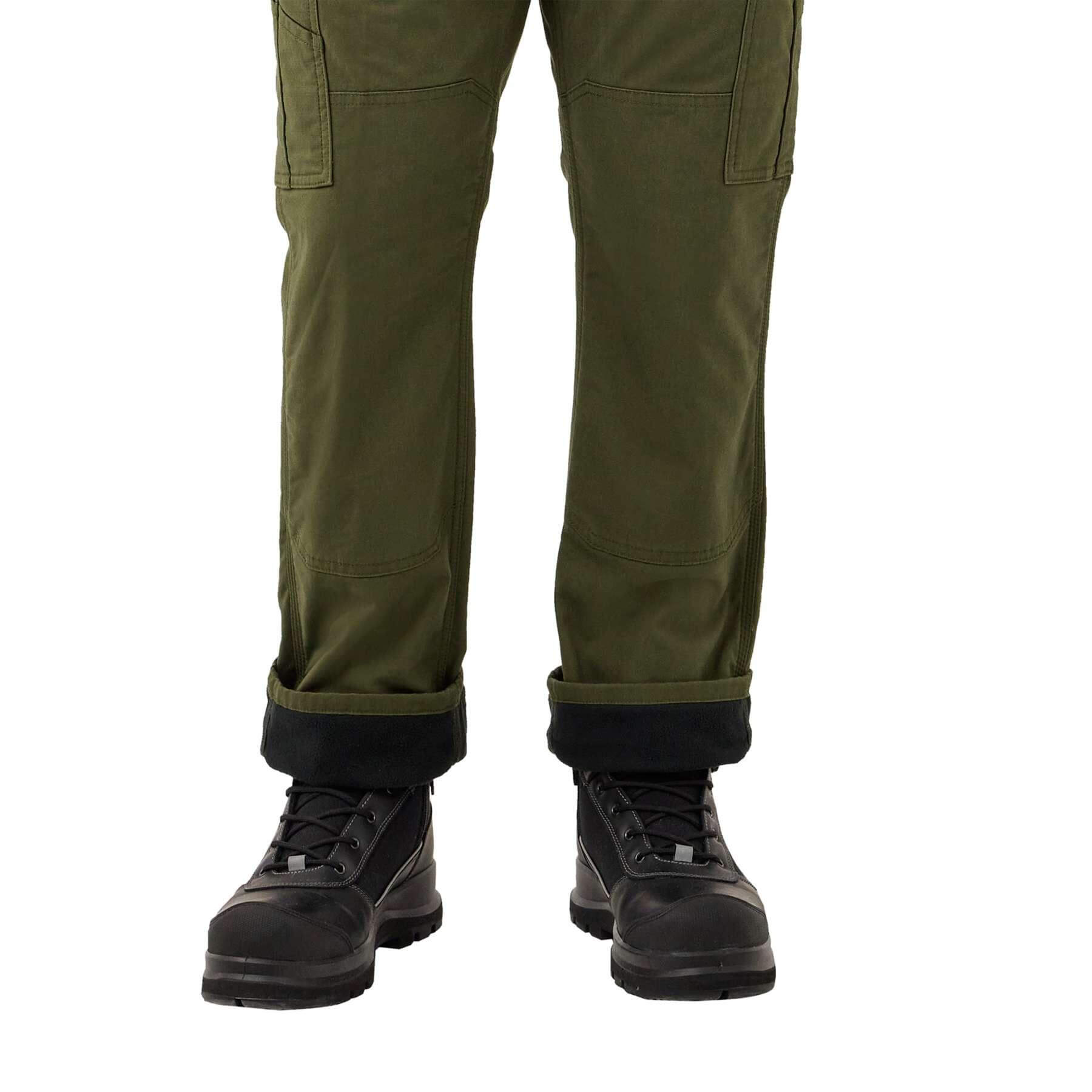 CHT Fleece-Lined Relaxed Fit Ripstop Cargo Work Trousers 105491