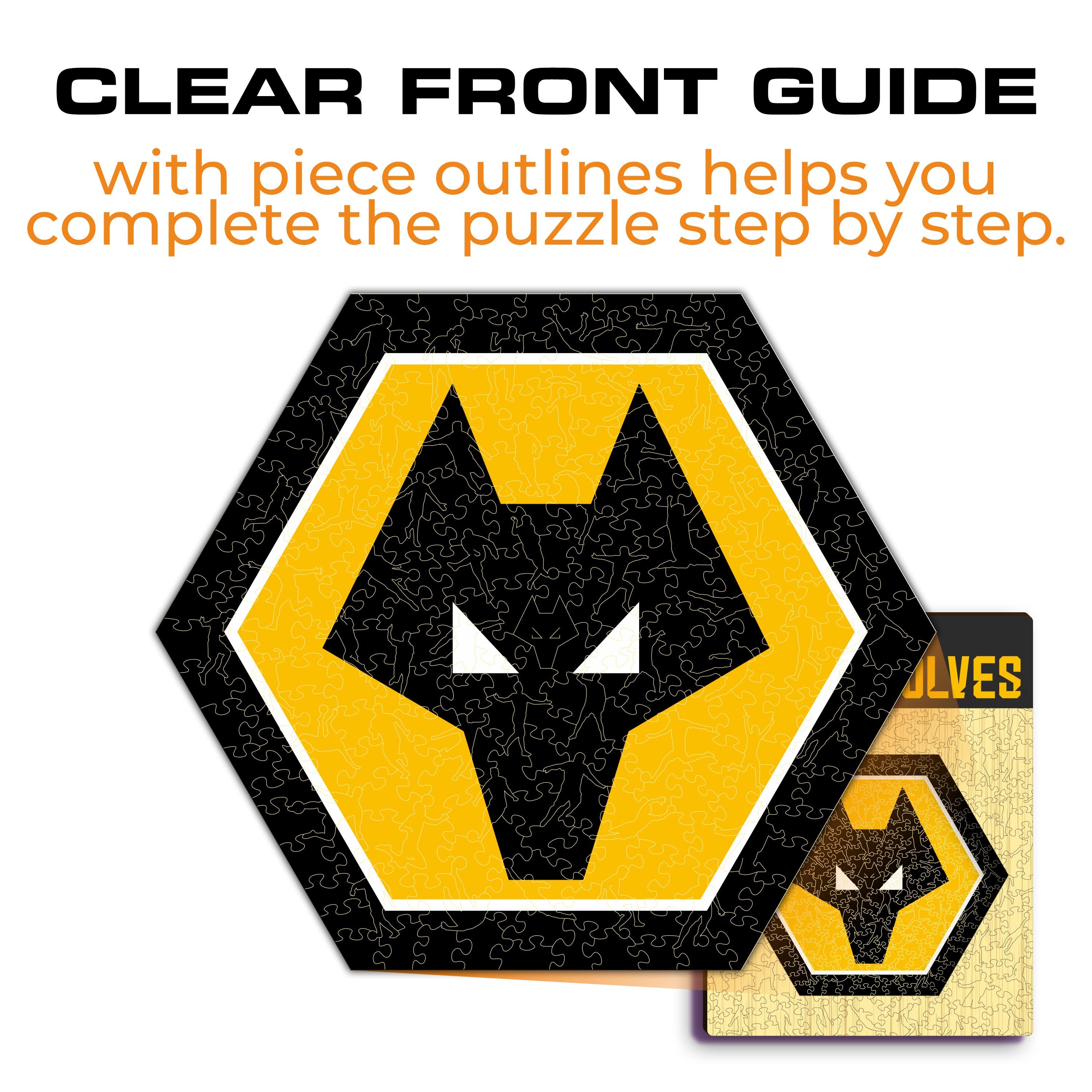 Wolves FC® Logo - Wooden Puzzle