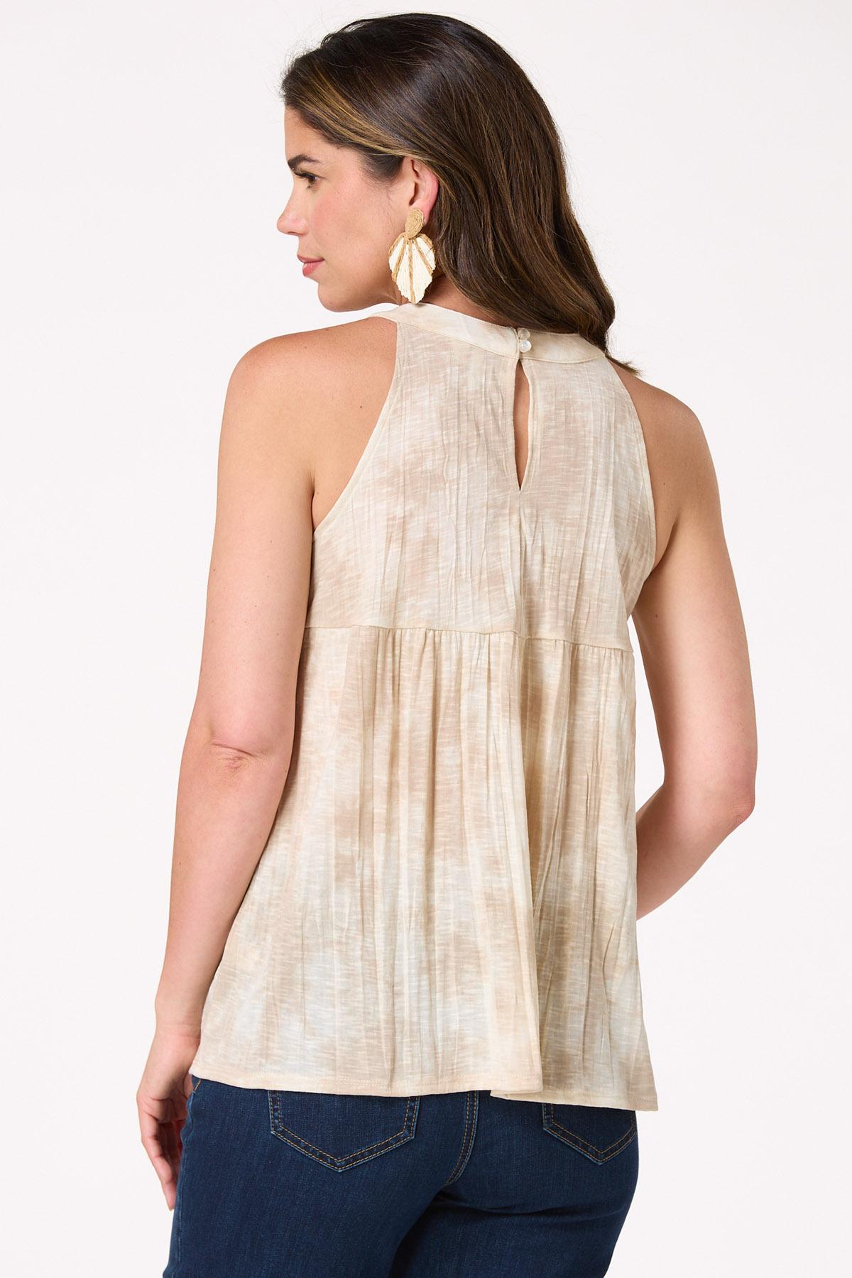 Crochet Medallion Cleo Neck Tank