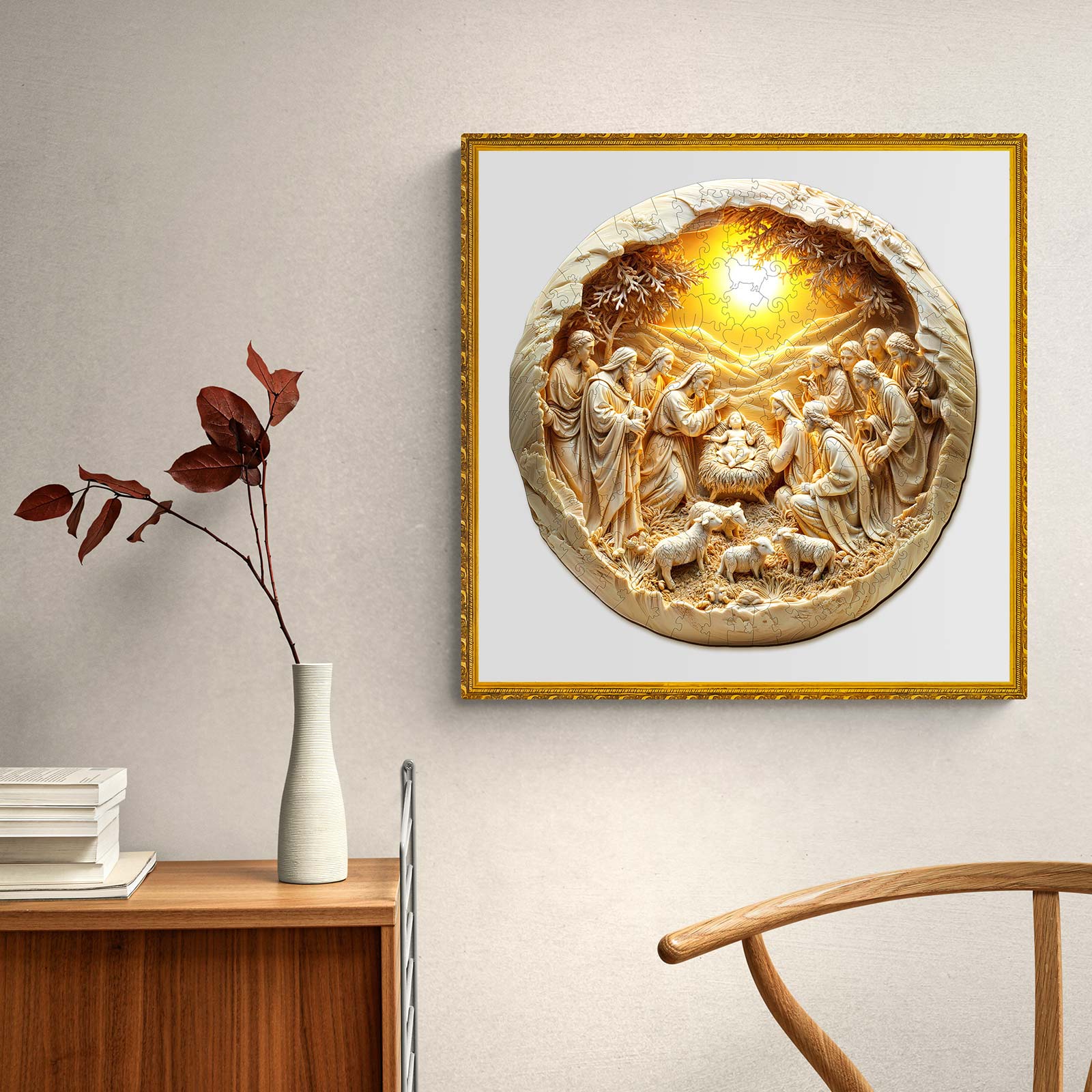 Savior comes Wooden Jigsaw Puzzle