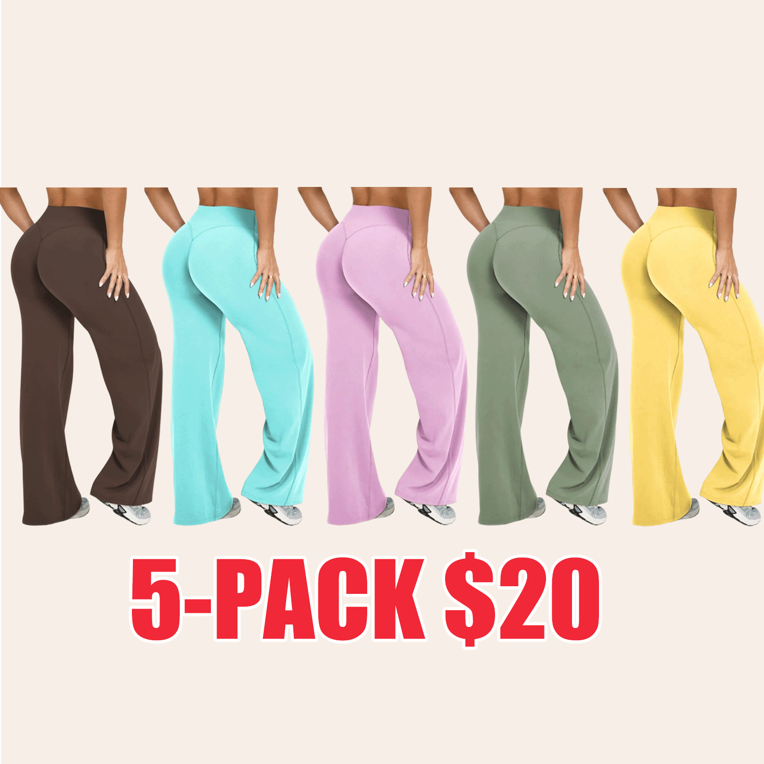 Women's Casual Wide Leg Sport Pants, Casual Sporty Trousers