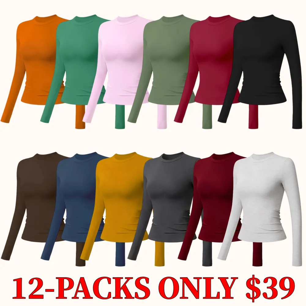 Solid color sports T-shirt set, crew neck, slim fit, stretchy style