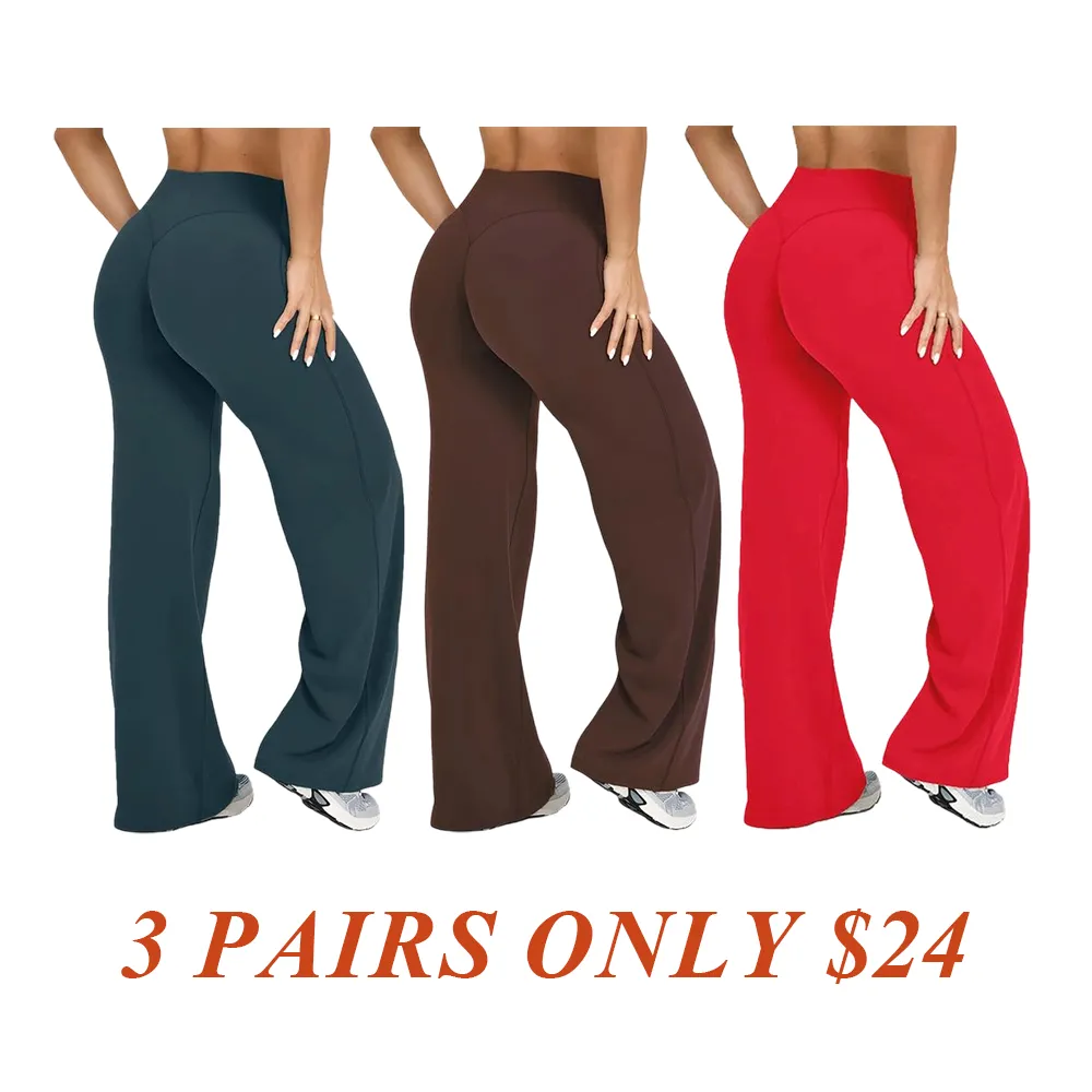 Straight Leg Bottoms Fitness Gymwear Women Workout Leggings