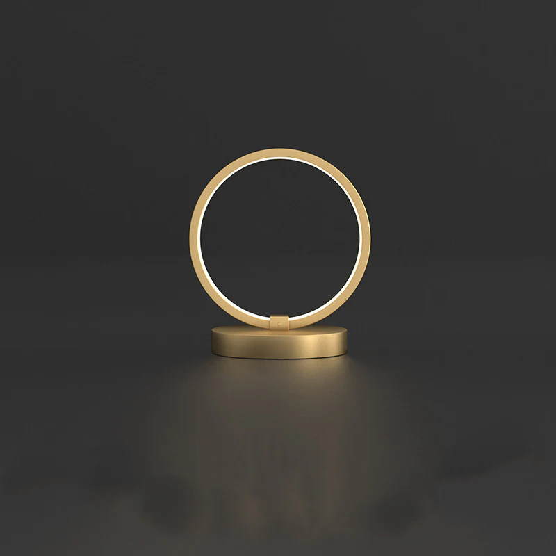 Copper Circle-Broken Circle Table Lamp