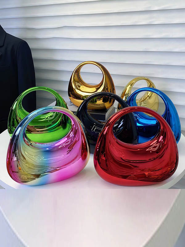 Geometric Shiny Handbags