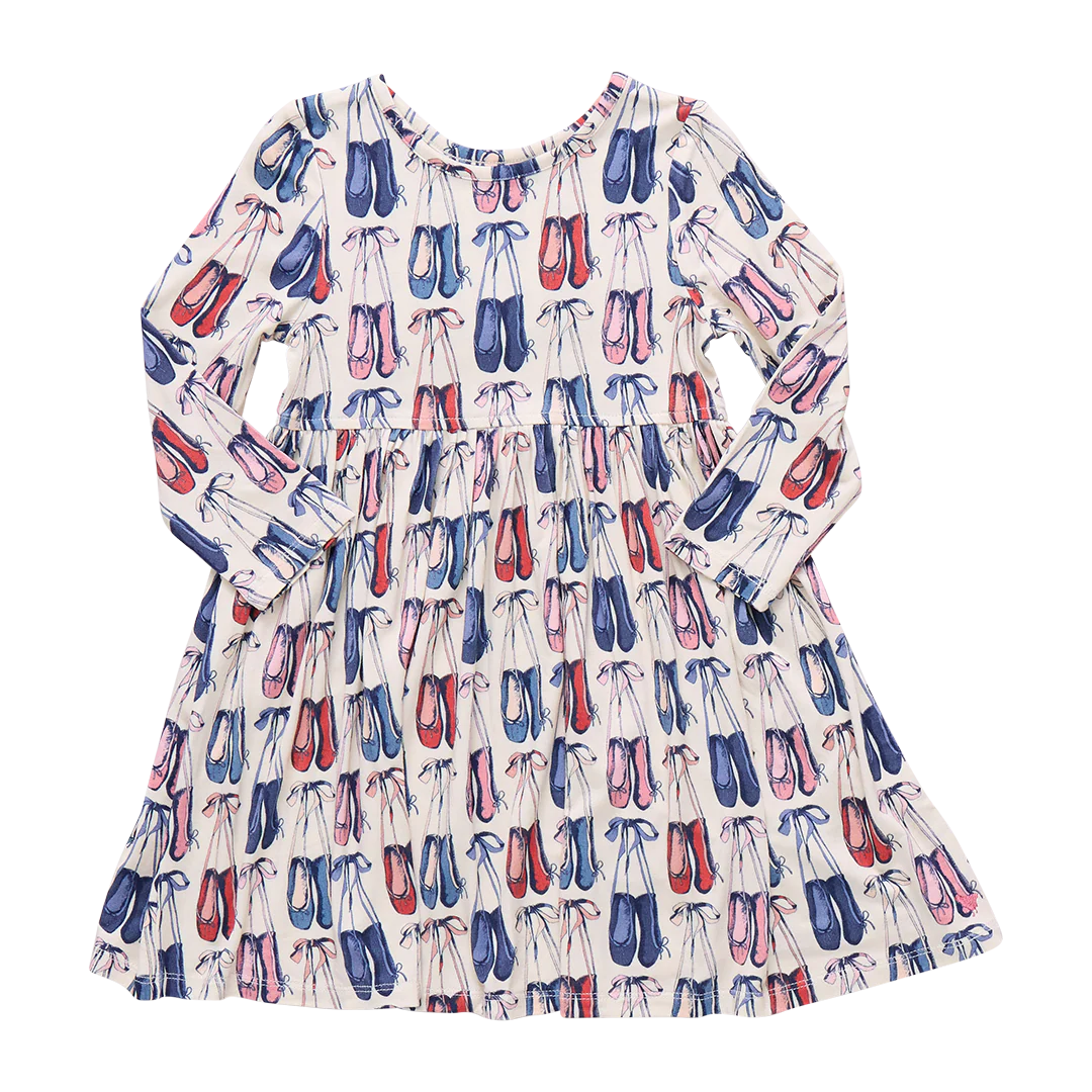 Girls Bamboo Steph Dress Ballet Slippers