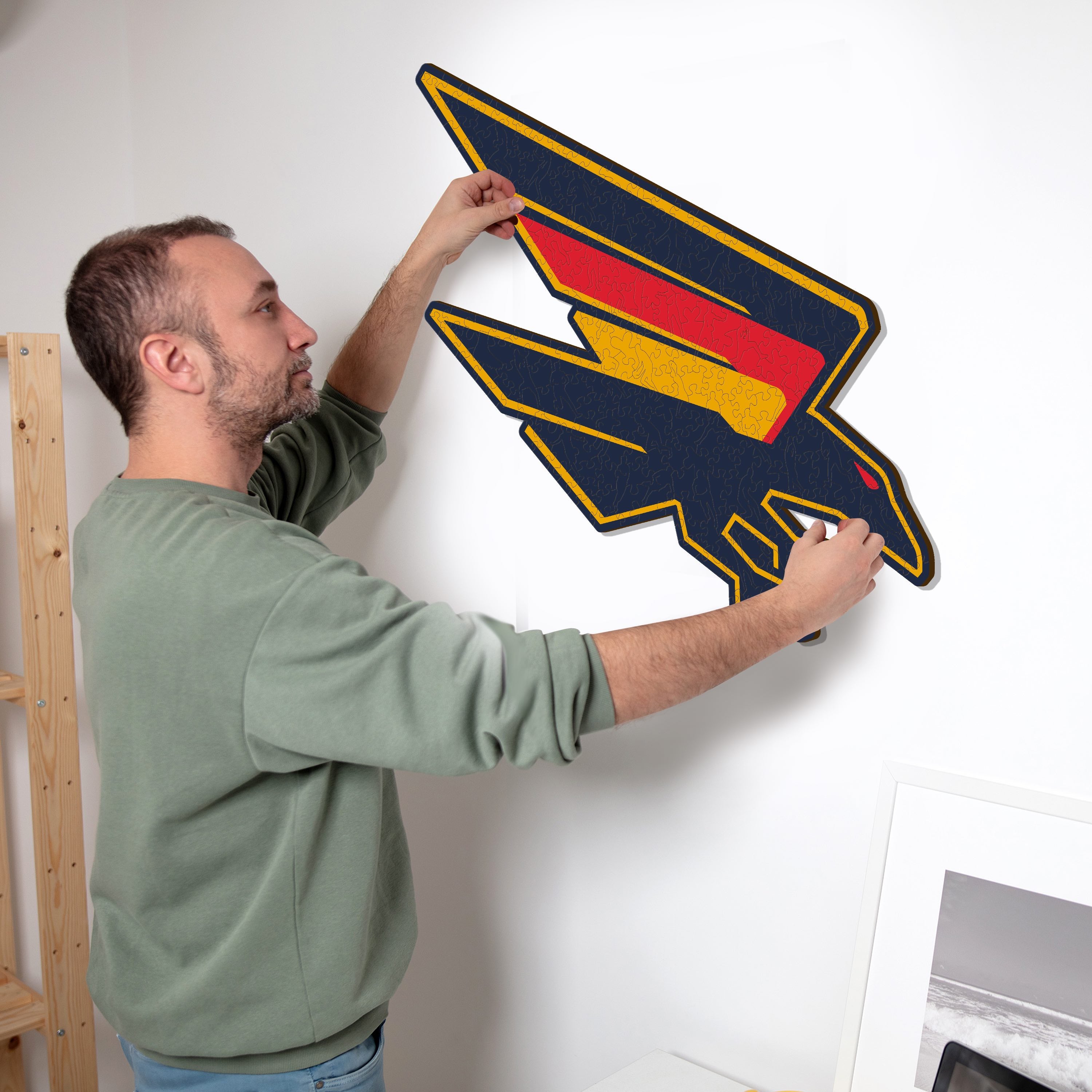Adelaide FC Logo - Wooden Puzzle