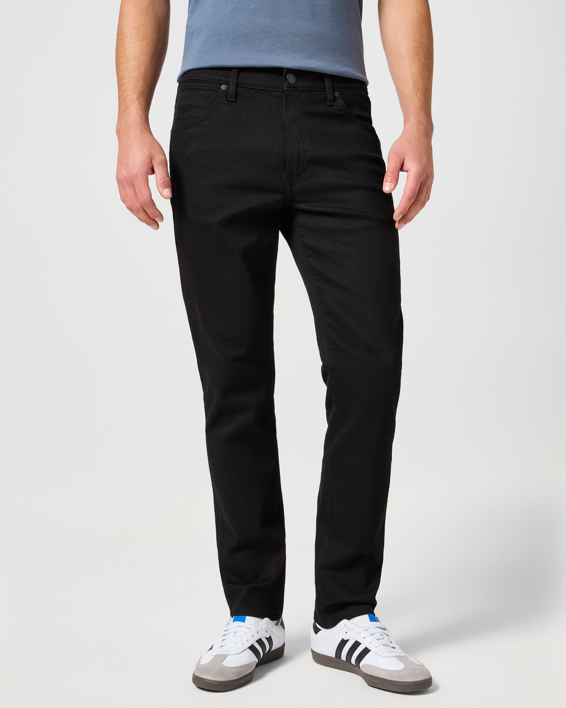 Larston Slim Tapered Mens Jeans - Deep Ink (Black)