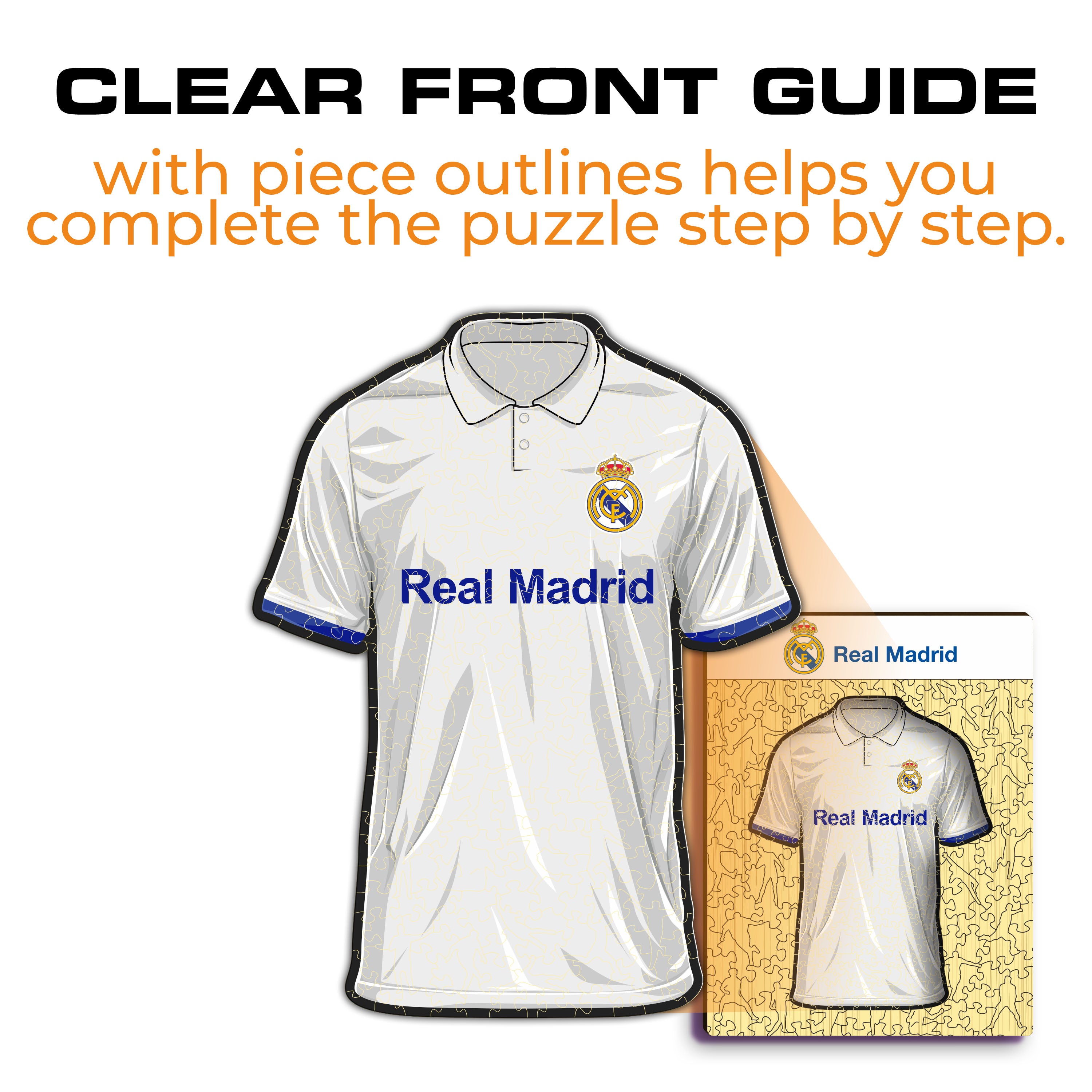 Real Madrid CF® Jersey - Wooden Puzzle