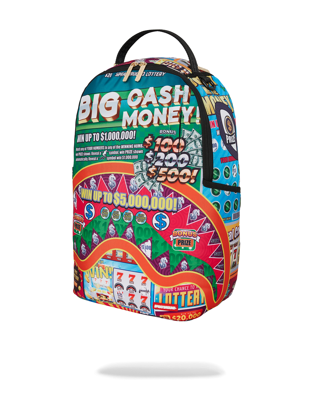 BIG MONEY BIG MONEY BACKPACK (COMES WITH SCRATCH OFF PLAYING CARD)