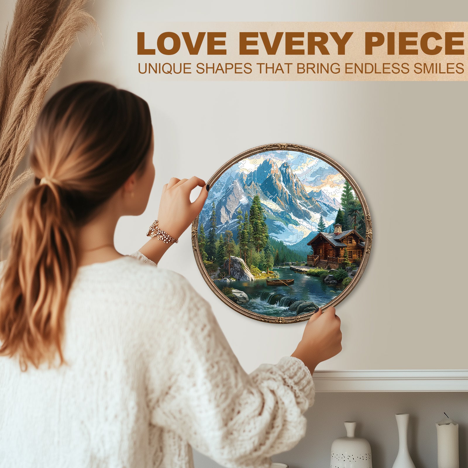 Lake House Wooden Jigsaw Puzzle