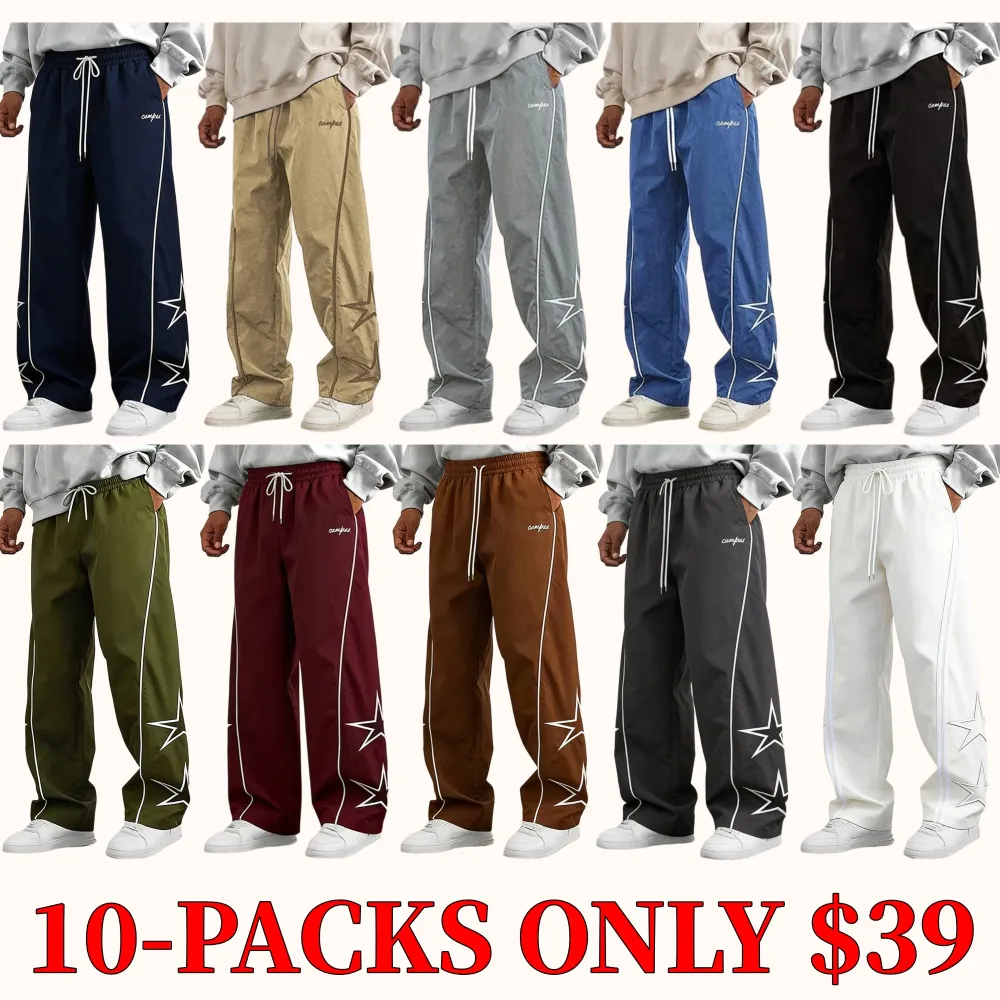 Men's star-print cargo pants