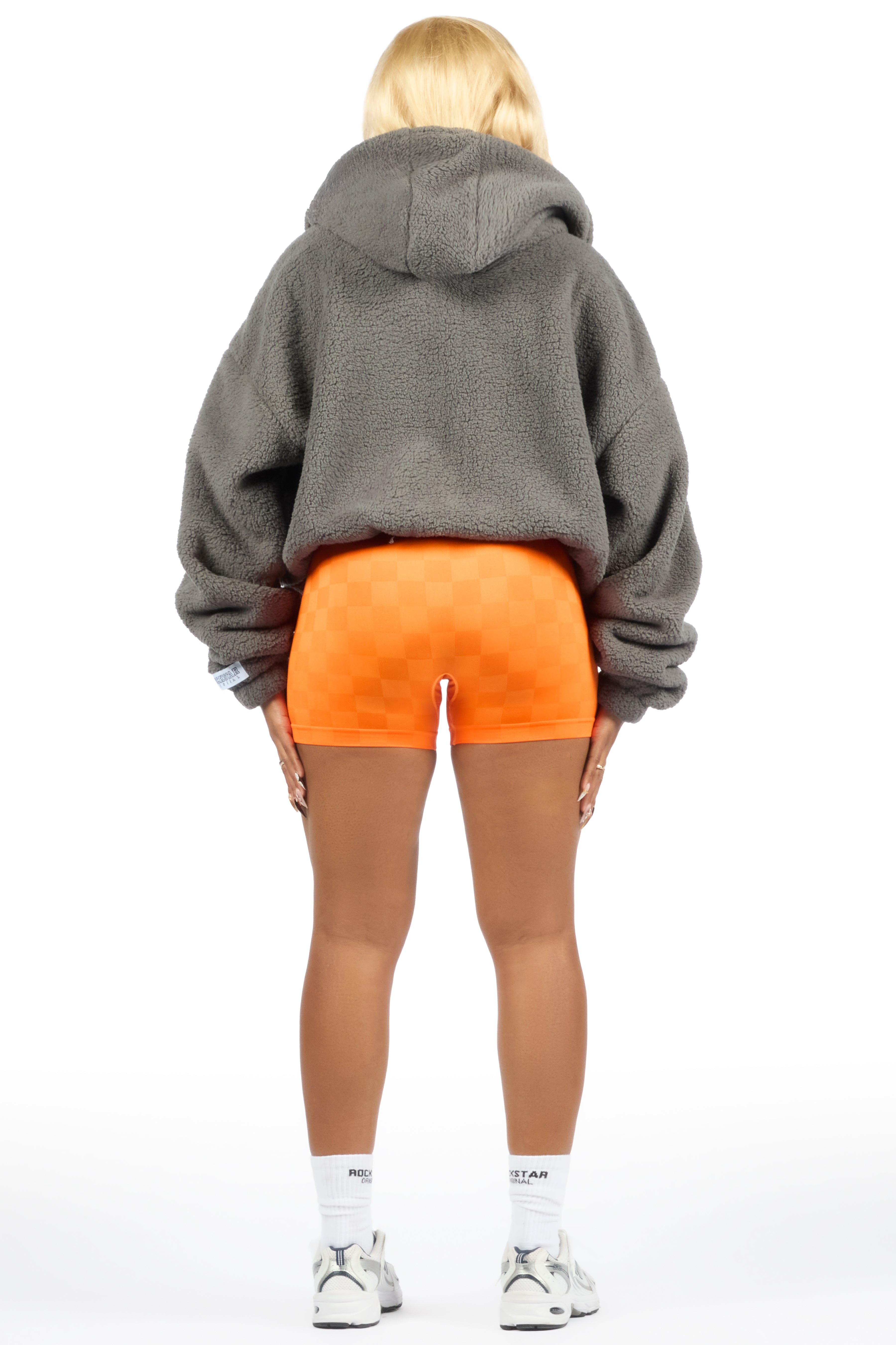 Lonia Grey Sherpa Jacket