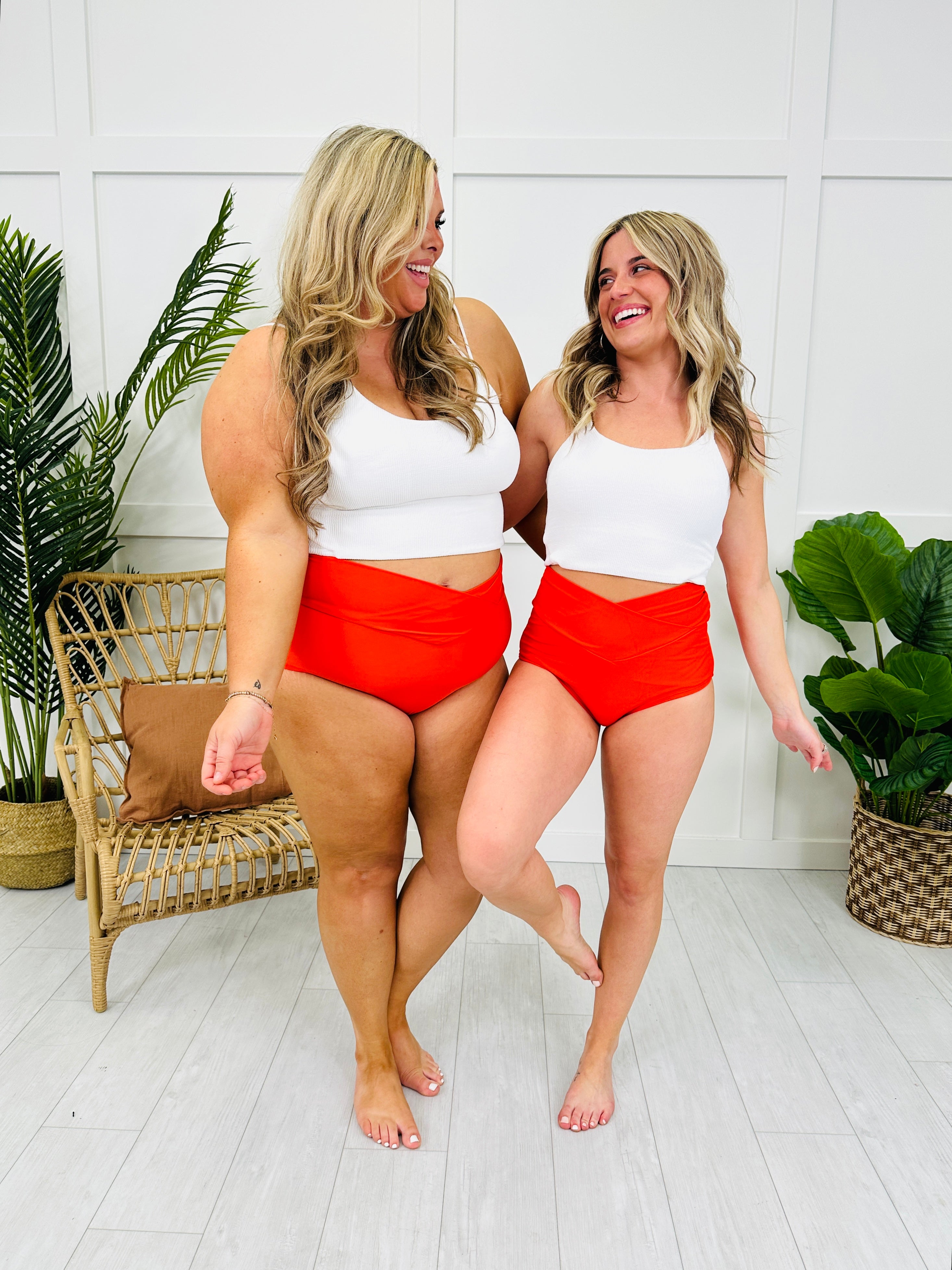 The Morgan Swim Top in White