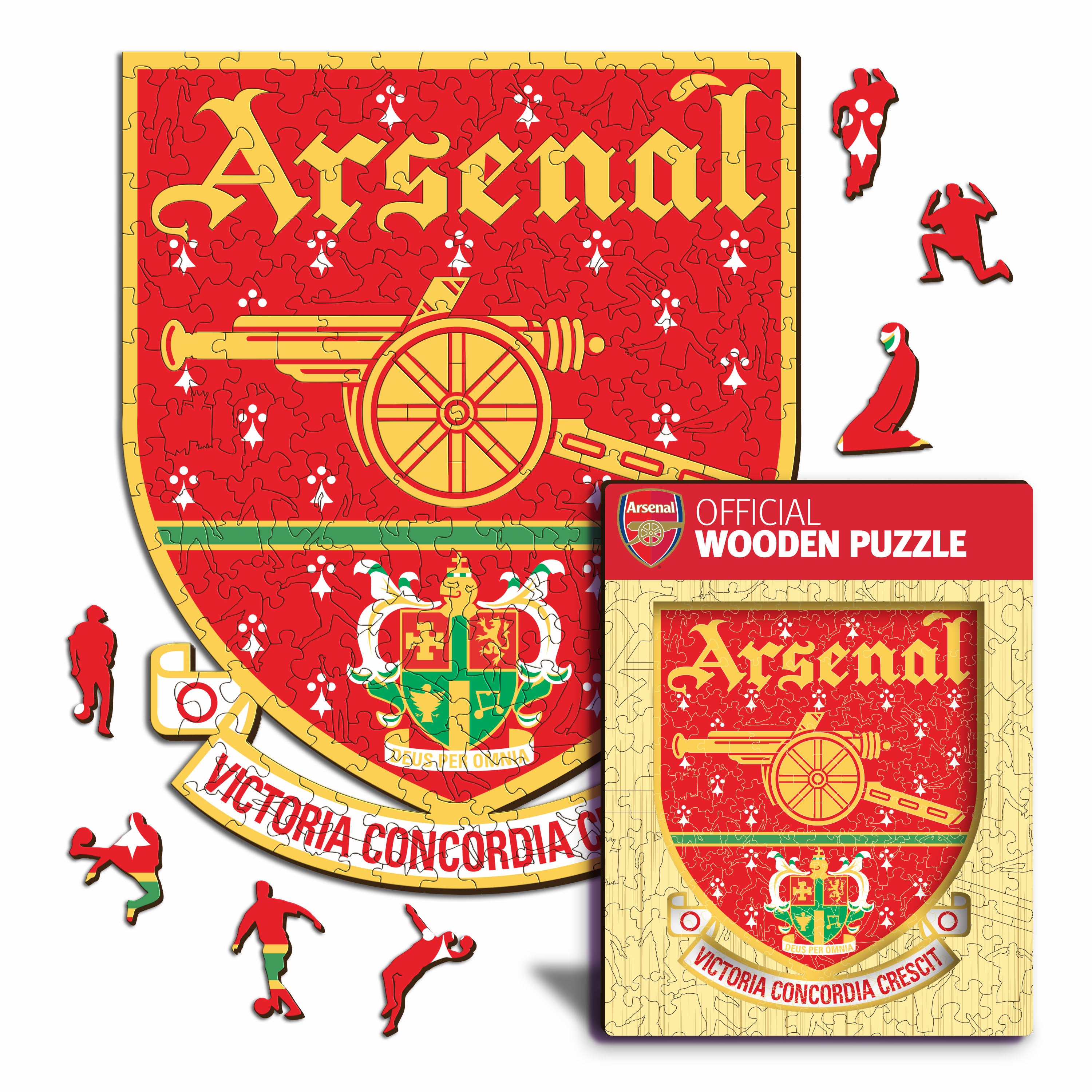 Arsenal FC® Retro Logo - Wooden Puzzle
