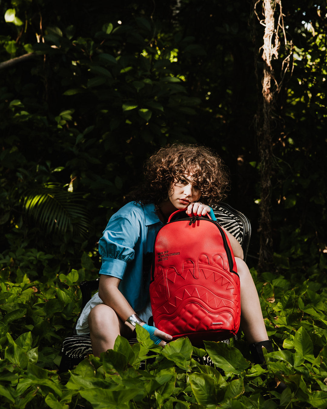 SHARK CENTRAL EMBOSSED DRIP DLXSV BACKPACK